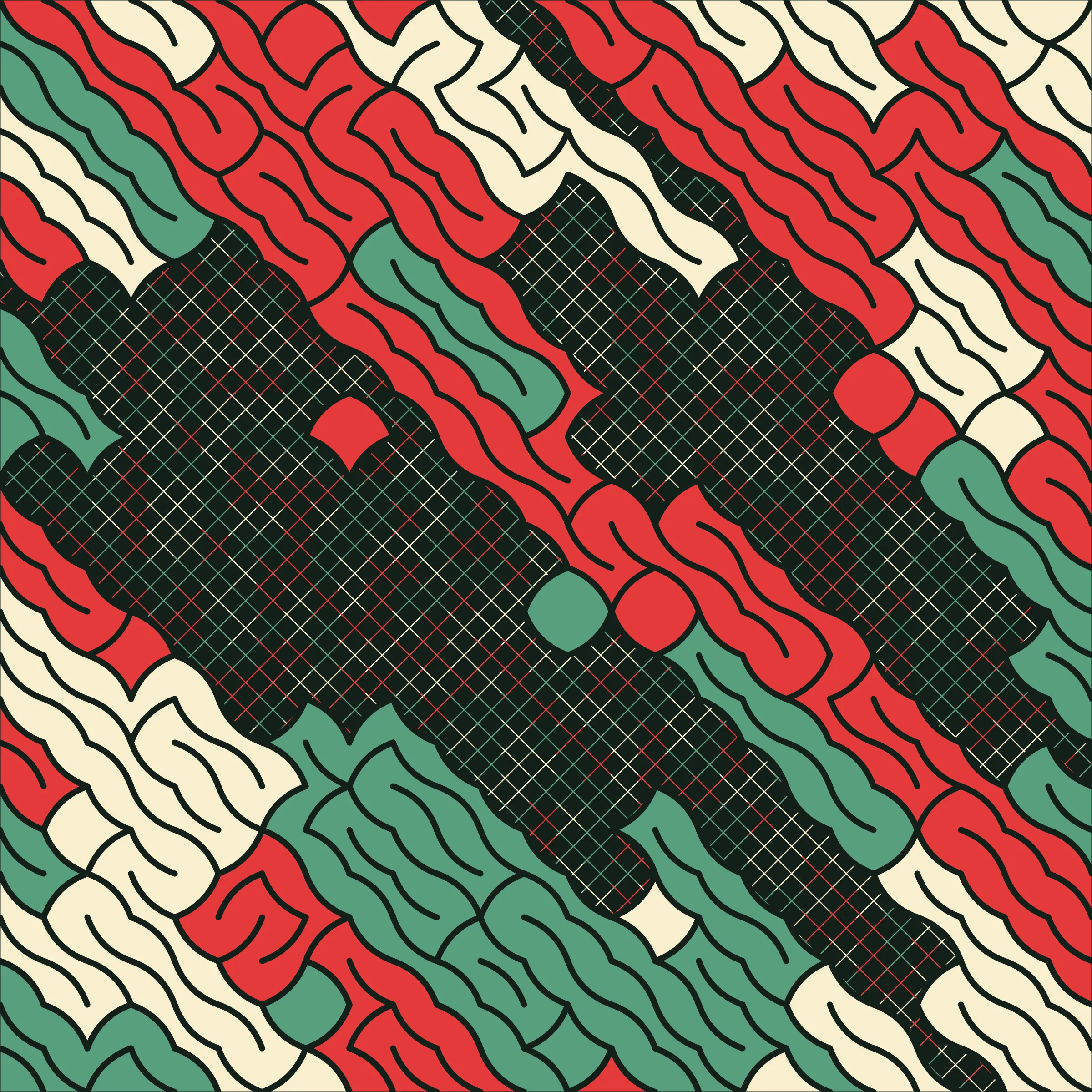 Cushions brings together image processing and generative art techniques. The latter provides the geometric structure, and the former creates the organic shapes. Every single pixel and its connectedness to other pixels are explicitly considered. Inspiration for the palettes ranges from digital illustrations and pastels to a nod to renowned artists and different ethnicities. The organic shapes and the textures within symbolize the beauty in our individual oddities. Some pieces evoke the semblance of fantastical dreams in starry nights. Some of the comfort and familiarity of home. Some of nostalgia and long-lost friends. Some of reasonable and grounded perspectives. Some of sparks, some of style, some of strength, and some of passion. Some of candy. Some of pop art. Some of modern interior design. And some of traditional Indian cushions, known as Takiya.