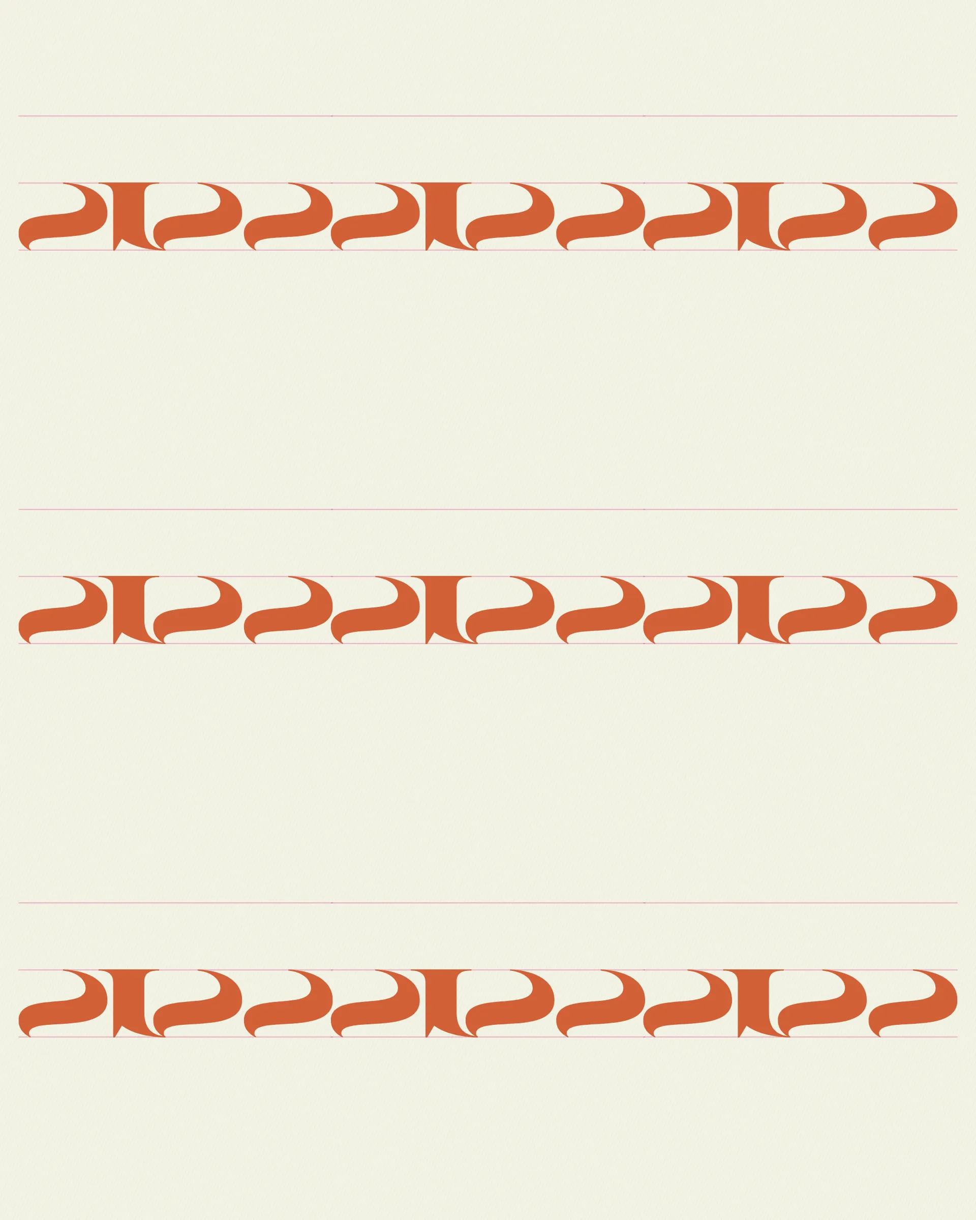 Abstract typographic elements slide together to create new characters. In some compositions, a single character is featured. In others, characters string together to form words and sentences, which the algorithm shapes into often-familiar layouts.

The type designer Gerard Unger said “it is almost impossible to look and read at the same time”. Asemica invites you to look without the burden of legibility.

Created by Emily Edelman, Dima Ofman, and Andrew Badr. Command-S to download a vector file. Live token best viewed in Chrome.