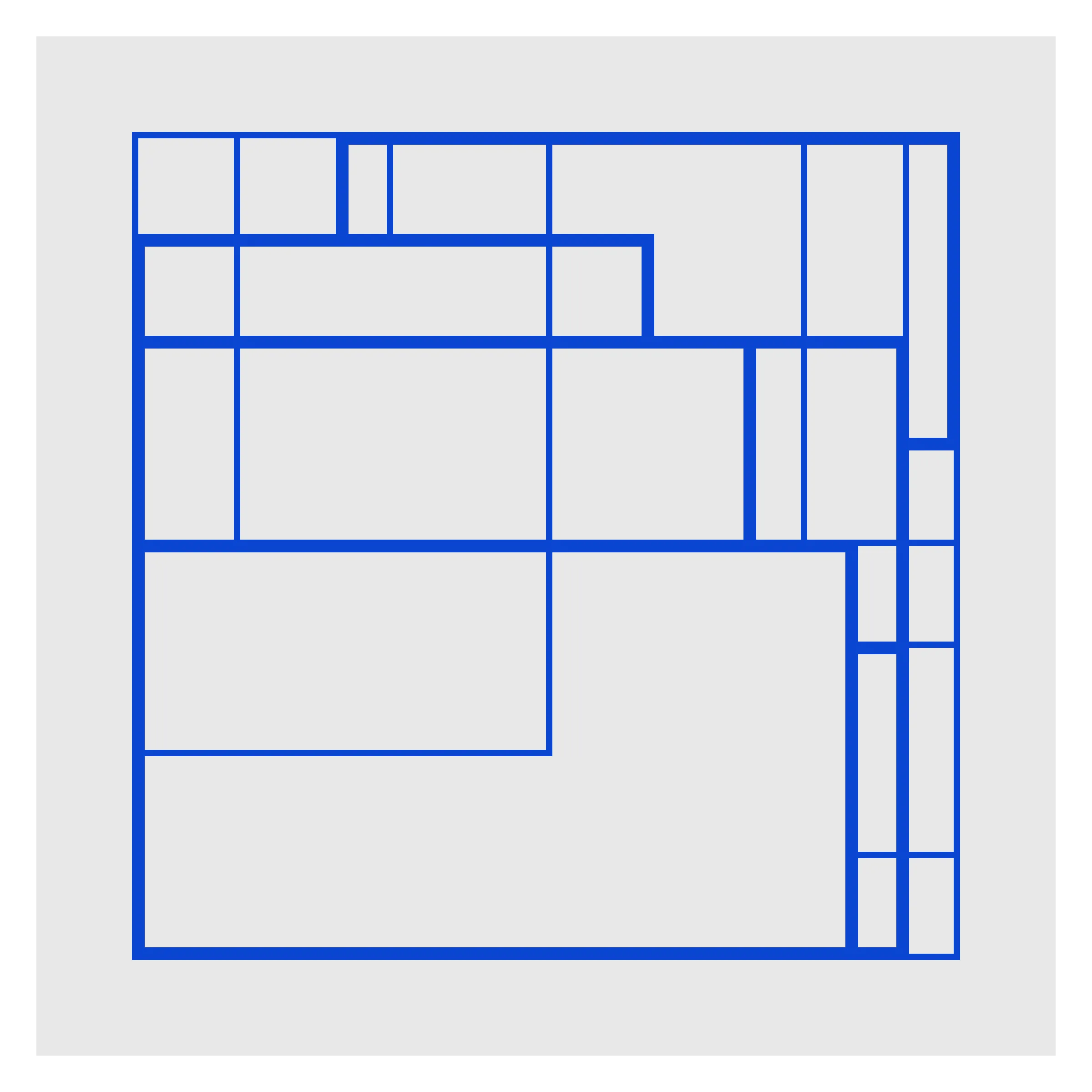 Variant Plan (F01Y20) is an exclusive generative art commission for Variant Fund by Jeff Davis. Each work in the series contains a randomized hash string that determines a unique layout and color placement for the plan. Every plan is unique and all logic for the artwork is stored immutably on the Ethereum blockchain.