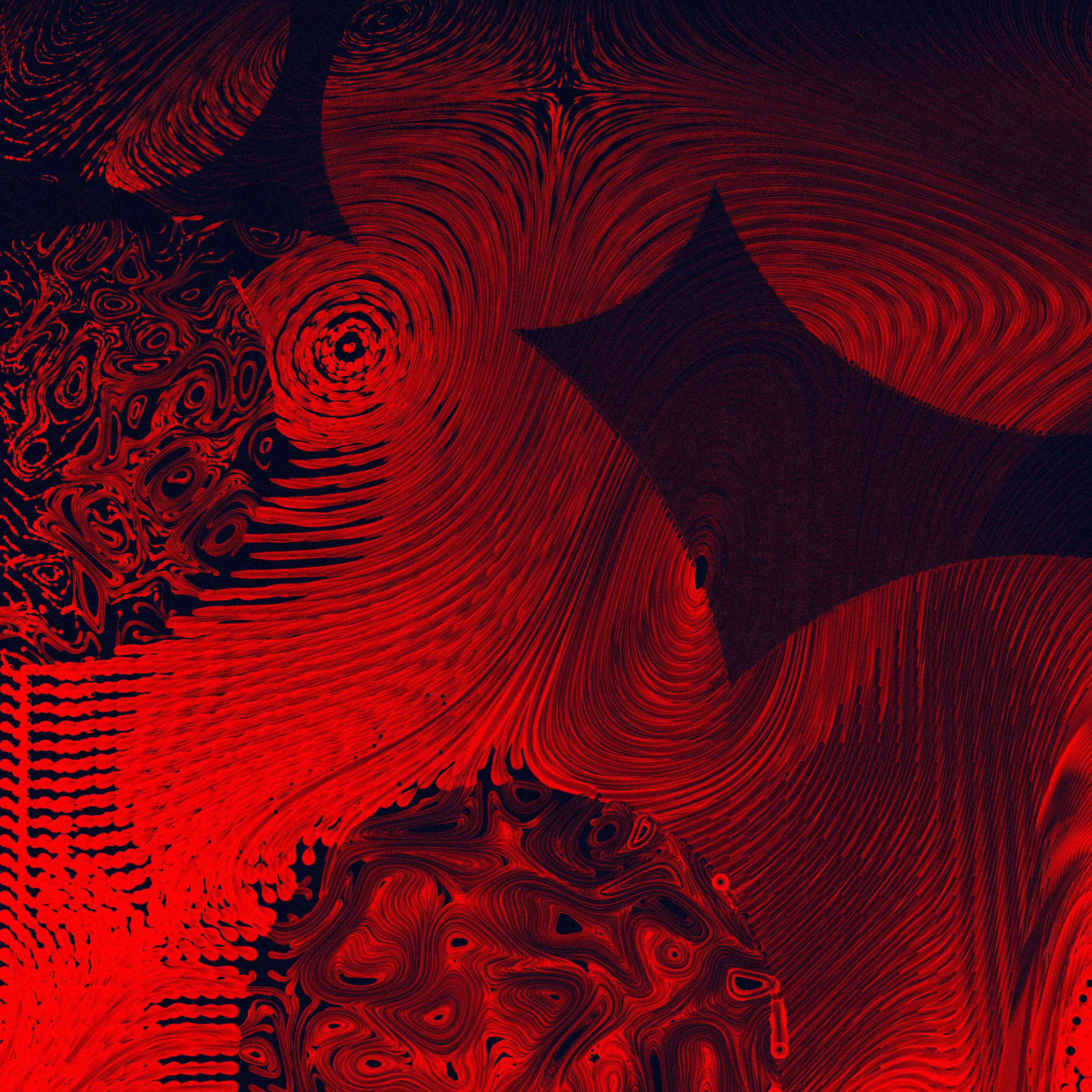 Drifting apart as the little islands that we are, you may ask yourself
_What is bigger - the inner space or the outer?_

This project was inspired by the multitudes we keep within us. The harsh shadows and the combination of pure 2d rendering with a 3d effect mimic feelings of separation from the rest of the world. Their undetermined scale reflects the seemingly unlimited depths of consciousness.

_The Inner World_ starts its rendering from one or more circular cores representing the centers of our personalities. Each of these cores spawns various thoughts and emotions, flowing as tendrils through the scene, making connections among themselves or reaching for the outside. Their movement ranges from straight and orderly to (seemingly) chaotic, sometimes twisting the clean underlying personality center into a completely different shape. Two rendering styles (illustrative and shaded) with palettes ranging from cool, gloomy and serious to cheerful or dramatic reflect the variety of predispositions.

While waiting for the rendering to complete, look at the focus animation highlighting the circular cores of your piece. You're invited to spend this time pondering how everything you know, everything you have or will ever experience, and even the most majestic sights from stars to microbes fit into the space between your ears.