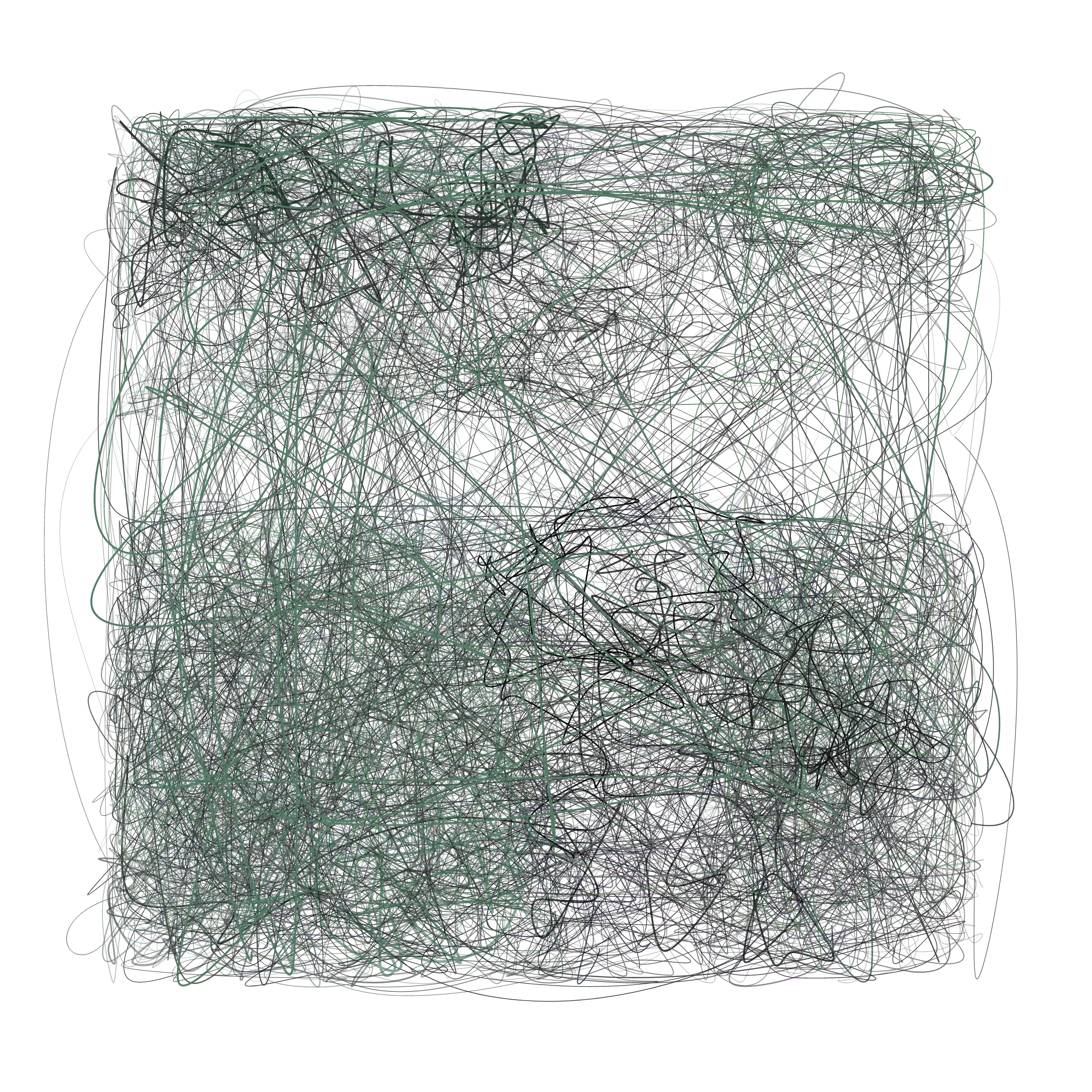 Scribbles on Scribbles on Scribbles ➿ This series is an exploration of chaos and order – how seemingly random movements in the microscopic scale can be more than meets the eye. Simple guiding rules transfigure chaotic movements into beautiful order. Life, as we know it, can be expressed in a similar fashion. Our decisions, unexpected occurrences, and even our seemingly meaningless place in the Universe are not just mere coincidences, but providential orchestrations of the Designer. [ Mints will be sold via a dutch auction. Starting price will be set at 3eth and decrease every 5 minutes with a resting price of 0.25eth. i.e.
3eth, 2.5eth, 2eth, 1.5eth, 1.25eth, 1.0eth, 0.75eth, 0.5eth, 0.25eth ]