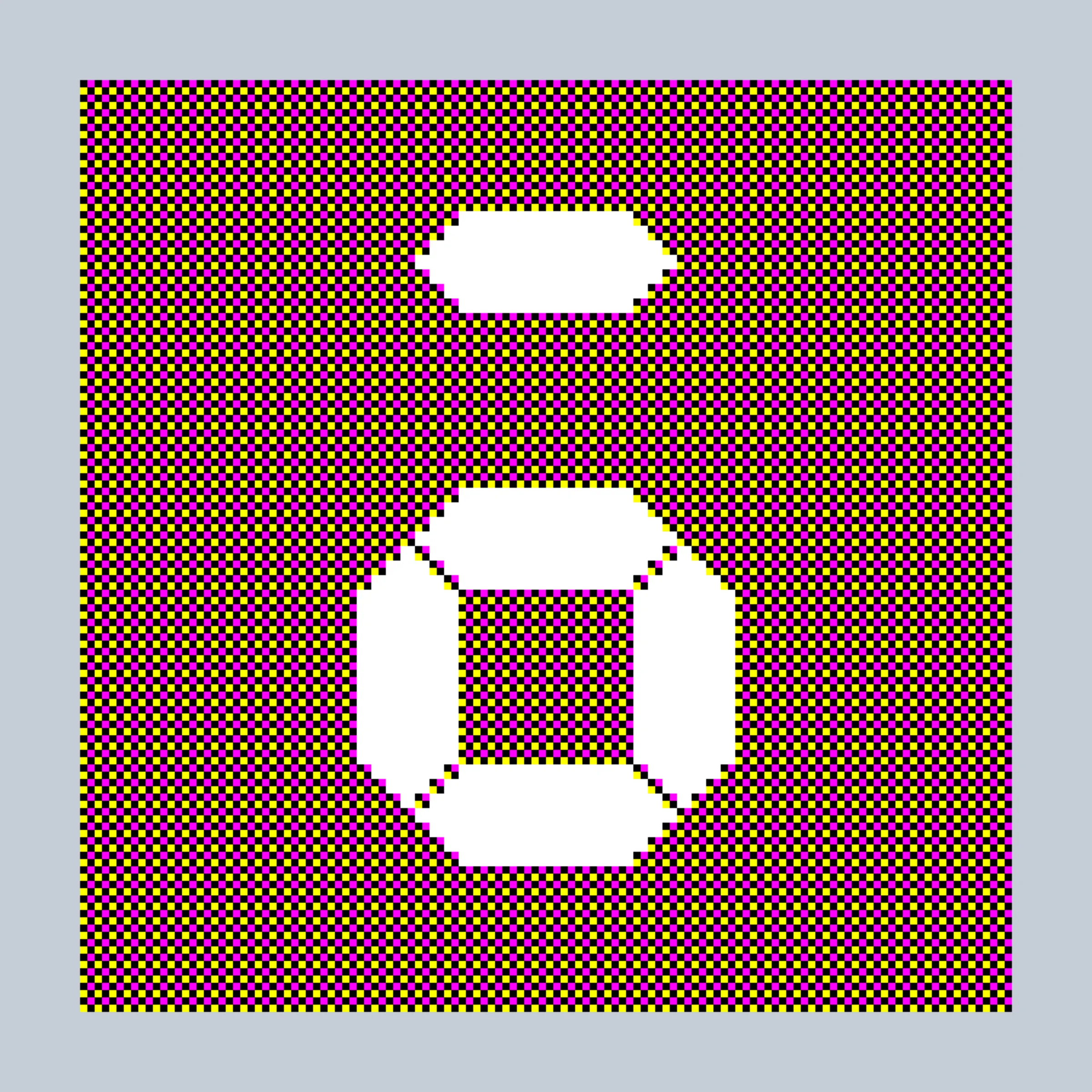 The essence of all things digital is– the bit. One or Zero. On or Off. Where digital becomes analog. This piece pays tribute to our digital legacy of 8-bit color and 7-segment LED displays– technological limitations which are mirrored in the constraints of putting art on the blockchain. Although the image represents the art, the art of the token itself is the code– which renders everything bitwise, pixel by pixel, all contained within 27-bits of information.