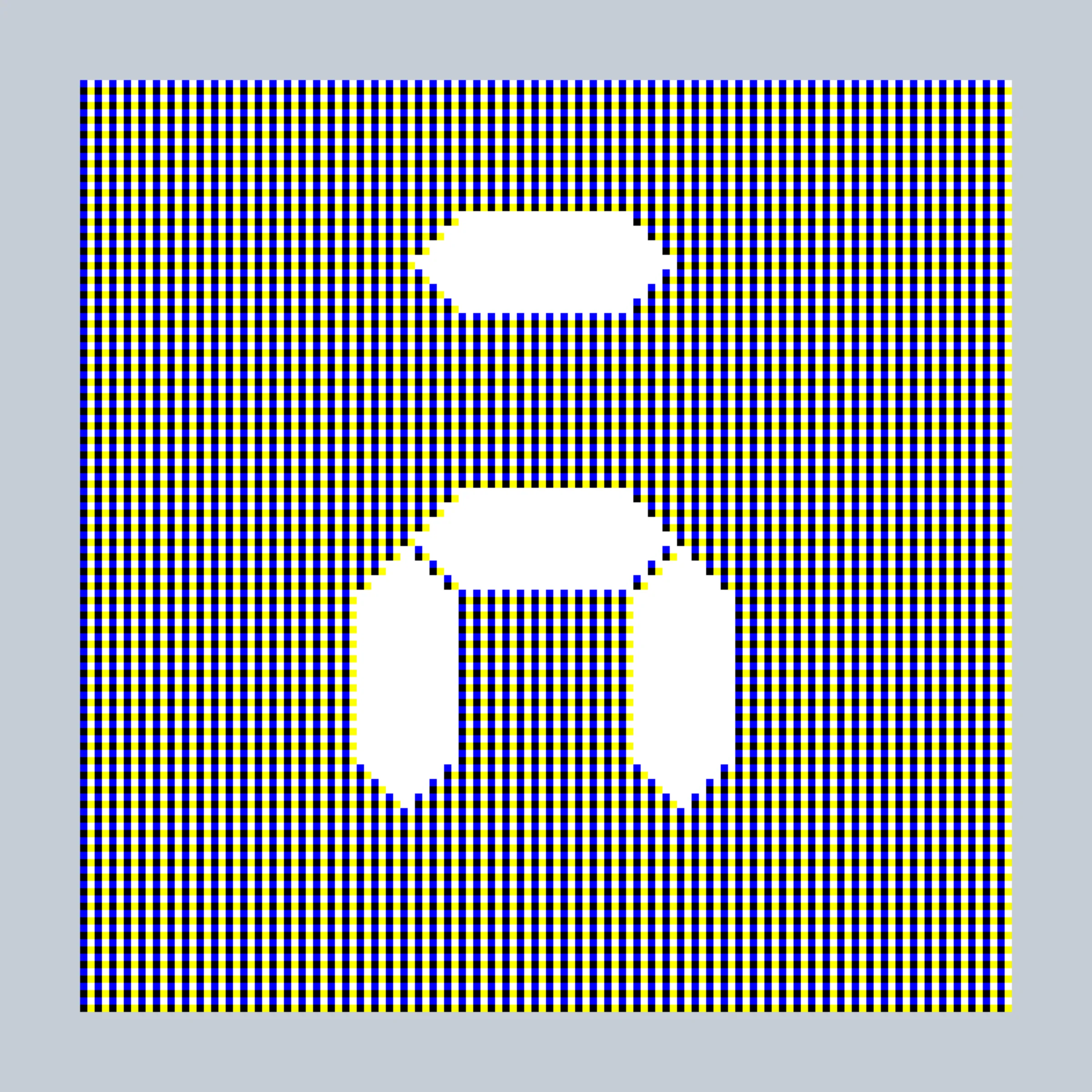 The essence of all things digital is– the bit. One or Zero. On or Off. Where digital becomes analog. This piece pays tribute to our digital legacy of 8-bit color and 7-segment LED displays– technological limitations which are mirrored in the constraints of putting art on the blockchain. Although the image represents the art, the art of the token itself is the code– which renders everything bitwise, pixel by pixel, all contained within 27-bits of information.