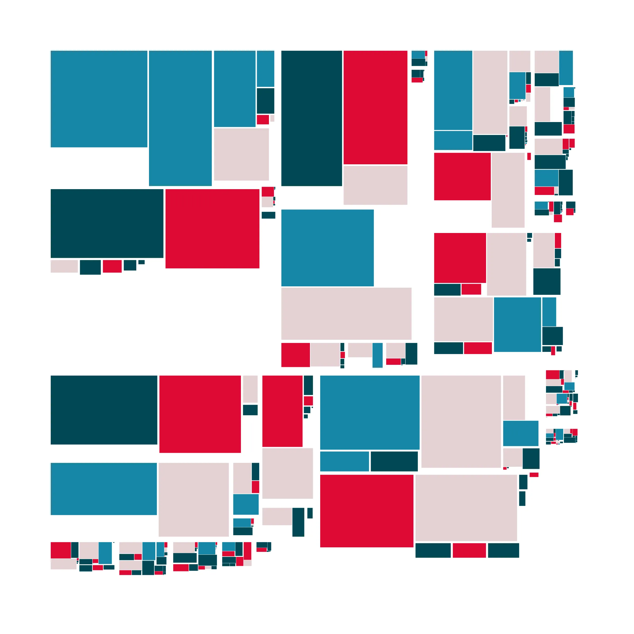 Recursion is a generative art project whose concept is recursion. Each variation starts with a block which is irregularly divided into smaller blocks, which are then divided into smaller blocks, which are then divided into smaller blocks, etc, based on a defined depth (to better visualize this concept, take a look at https://hevey.art/blog/recursion-concept). In this project, even the script is recursive! The script is able to generate a large number of variations and each of these variations is then able to generate its own variations (keeping the same properties) with a single click on the image.