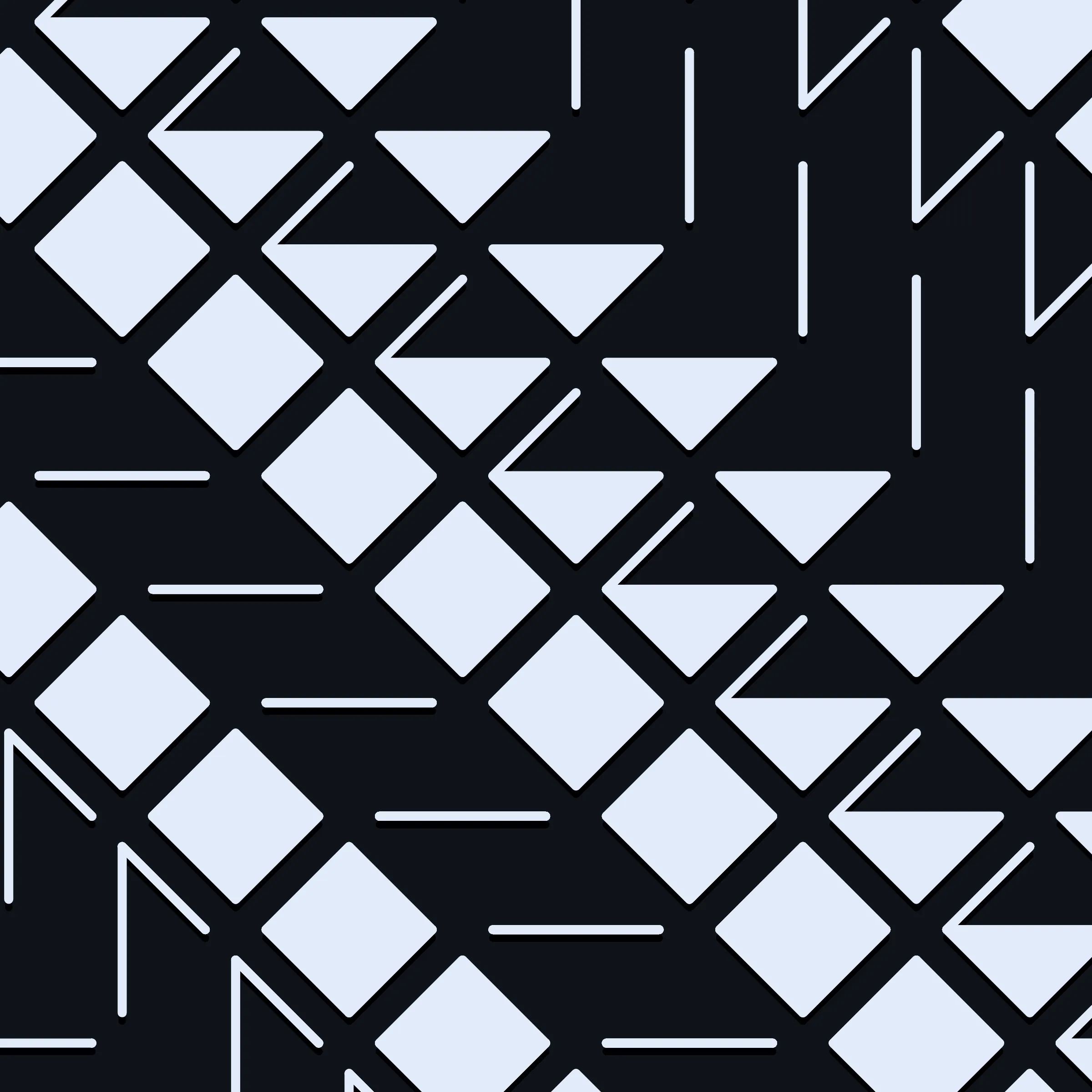 Simple rules - complex patterns. An exploration of abstract variation through generative symbols.