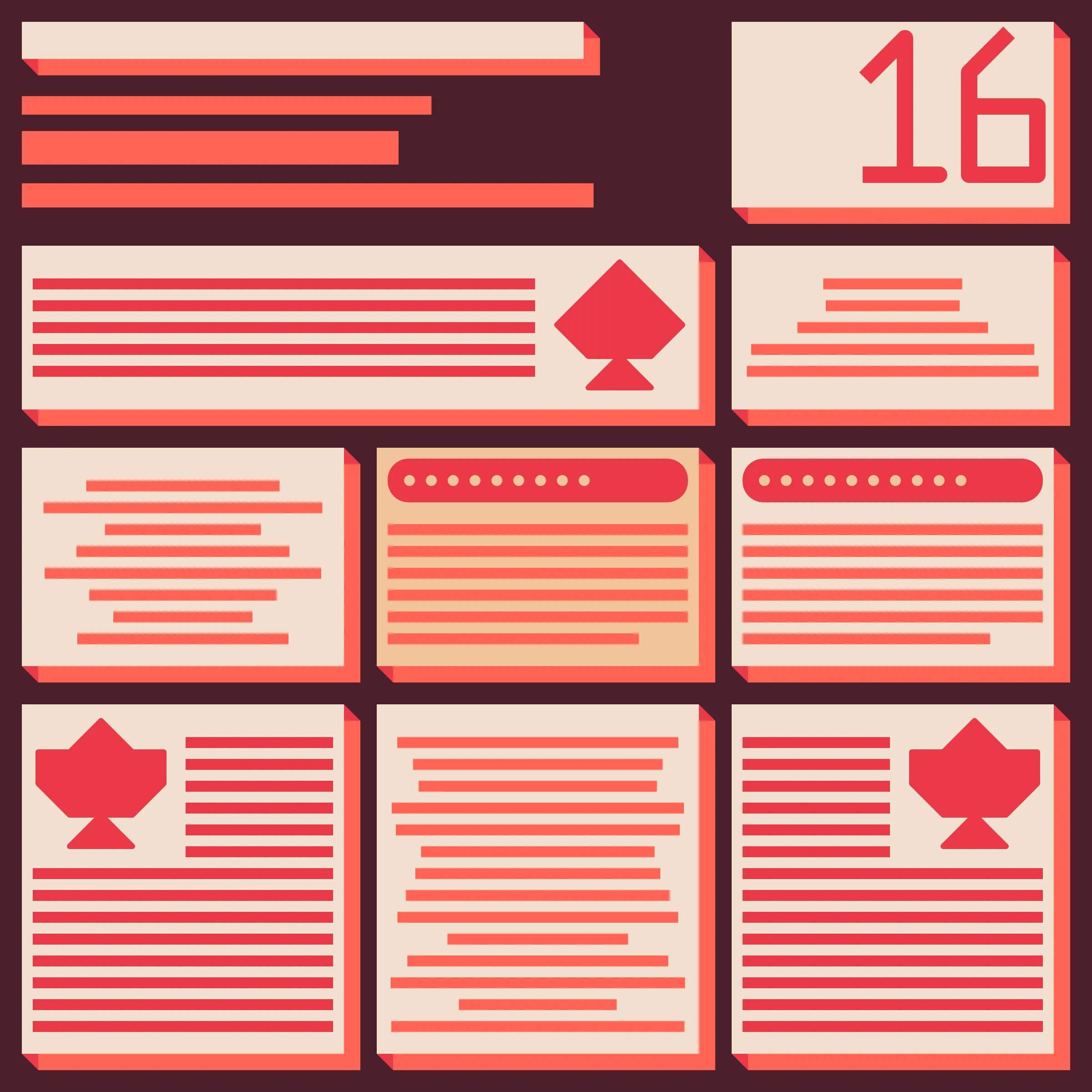 Gazettes is a generative art project by the Redlioneye Gazette team and Pxlq. The project pays tribute to print media and highlights classic formatting such as paragraph layouts, headings, variously styled texts, and images. We have mixed together our publication concept with classical journalism and generative art to deliver exciting, surprising, unique, and visually stunning
random creations on chain and forever.