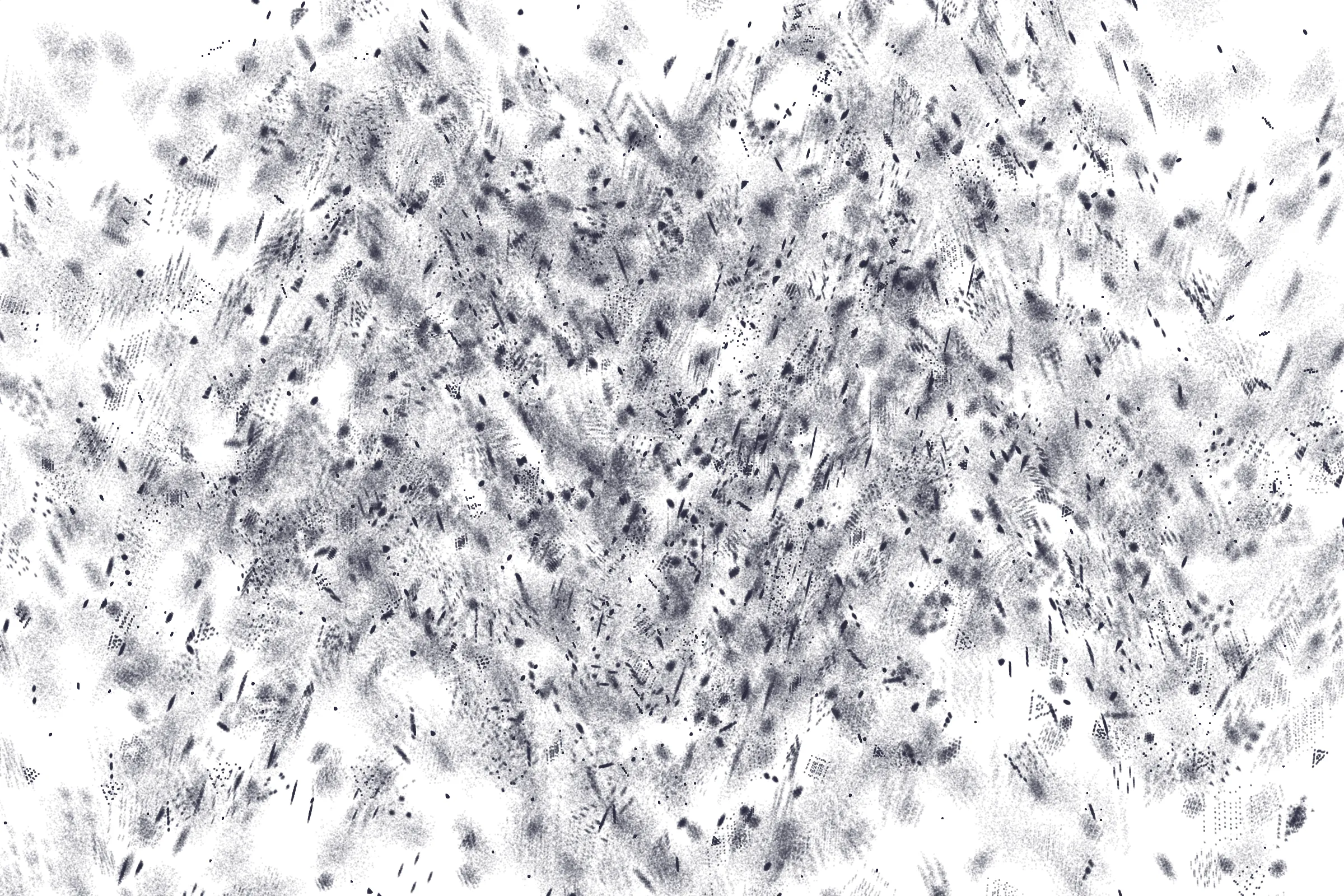 "Attraction" is a system that draws single pixels, one by one, according to a set of rules inspired by the 'Chaos Game'.
Additionally, trigonometric functions may be used to displace pixels, resulting in wave patterns.

All unique properties of each artwork are defined by the token's hash. This hash will set all the parameters: the color palette, the positioning of objects and the rules by which pixels are drawn.

By the nature of this system, several well known patterns from computing and math may appear in the artworks.