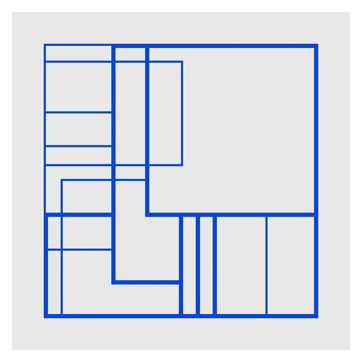 Variant Plan (F01Y20) is an exclusive generative art commission for Variant Fund by Jeff Davis. Each work in the series contains a randomized hash string that determines a unique layout and color placement for the plan. Every plan is unique and all logic for the artwork is stored immutably on the Ethereum blockchain.