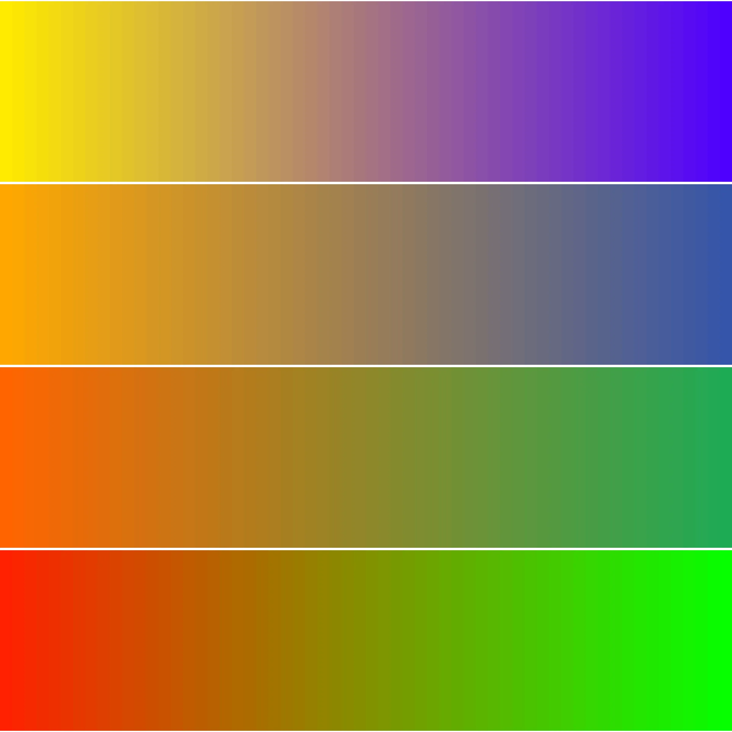 Exploring the interaction of four parent colors.