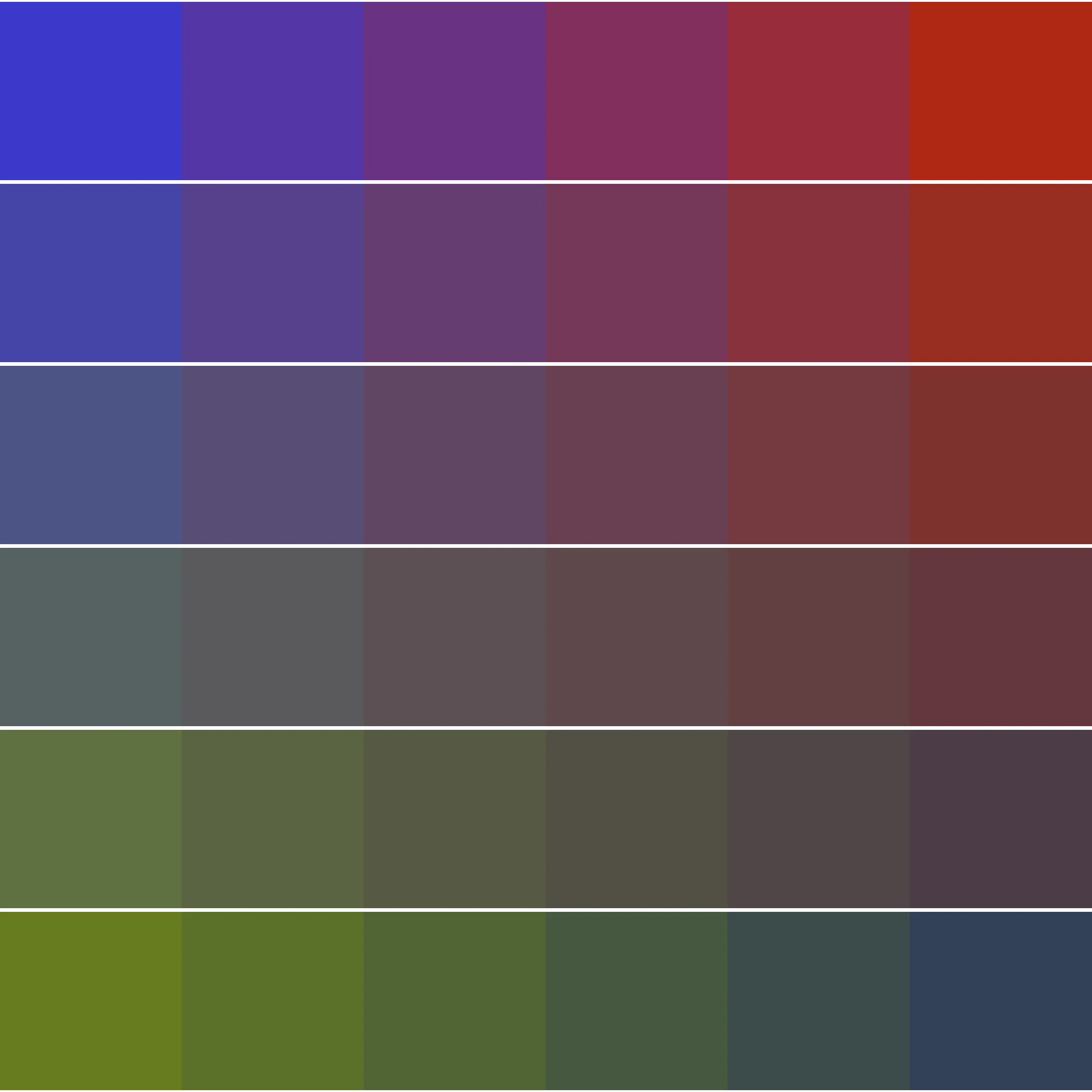 Exploring the interaction of four parent colors.