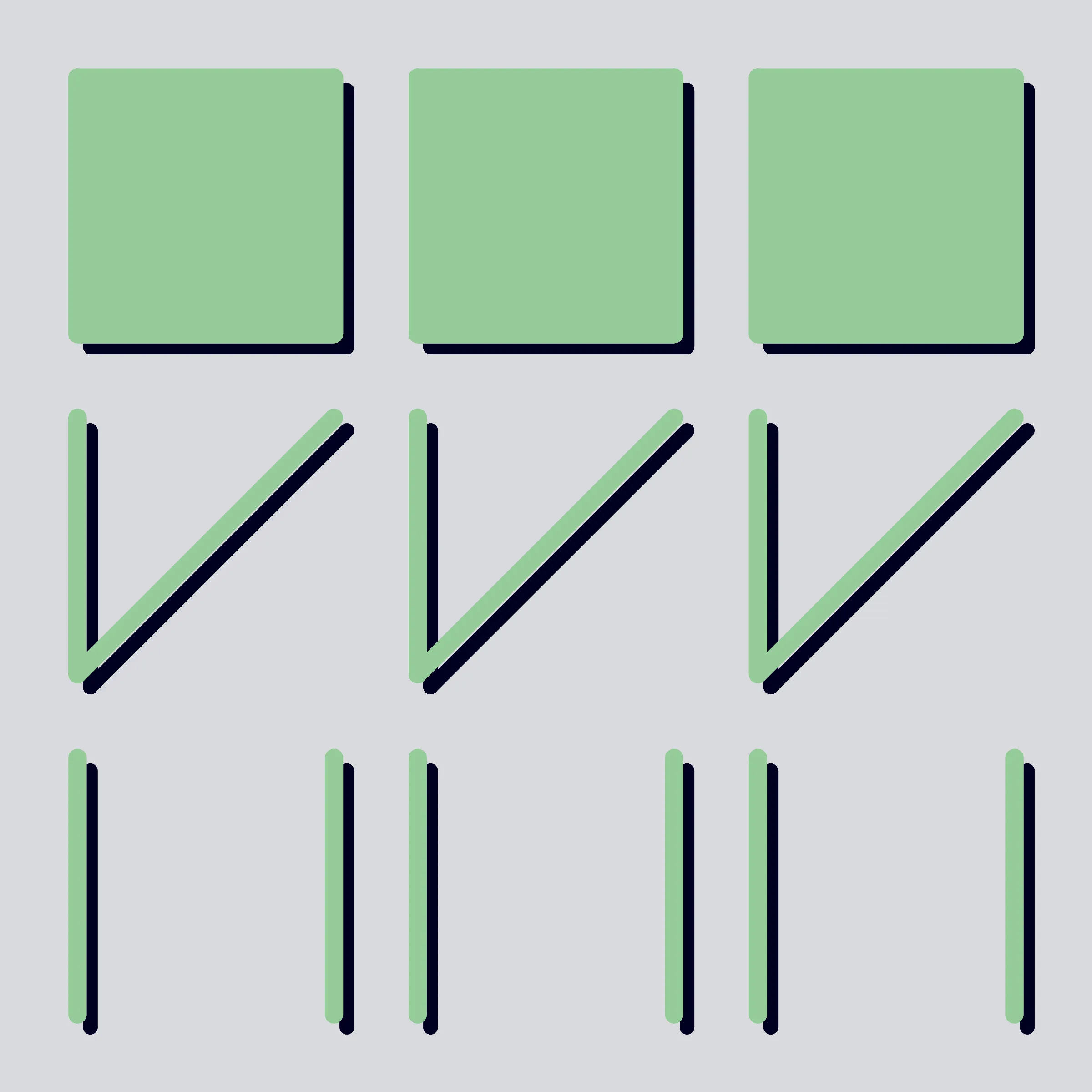Simple rules - complex patterns. An exploration of abstract variation through generative symbols.