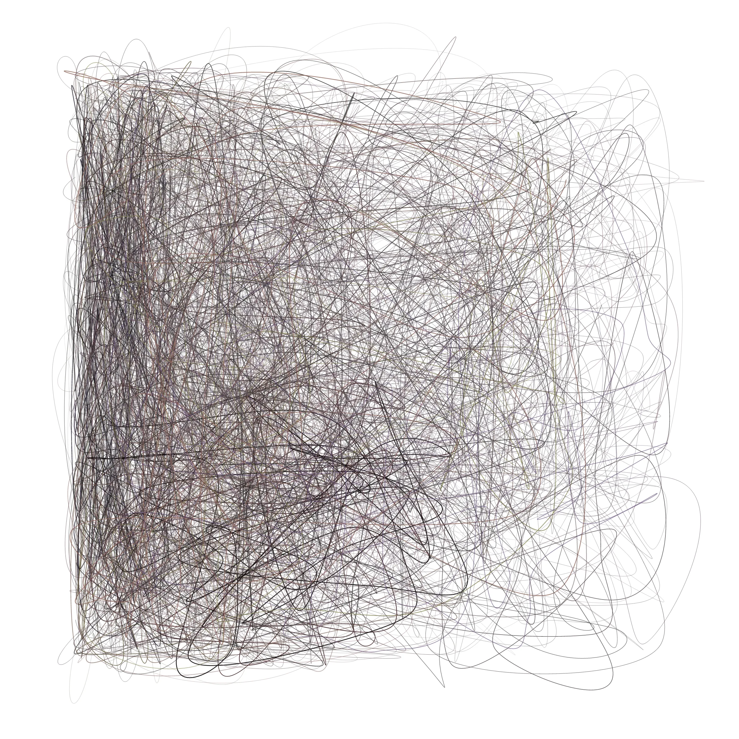 Scribbles on Scribbles on Scribbles ➿ This series is an exploration of chaos and order – how seemingly random movements in the microscopic scale can be more than meets the eye. Simple guiding rules transfigure chaotic movements into beautiful order. Life, as we know it, can be expressed in a similar fashion. Our decisions, unexpected occurrences, and even our seemingly meaningless place in the Universe are not just mere coincidences, but providential orchestrations of the Designer. [ Mints will be sold via a dutch auction. Starting price will be set at 3eth and decrease every 5 minutes with a resting price of 0.25eth. i.e.
3eth, 2.5eth, 2eth, 1.5eth, 1.25eth, 1.0eth, 0.75eth, 0.5eth, 0.25eth ]