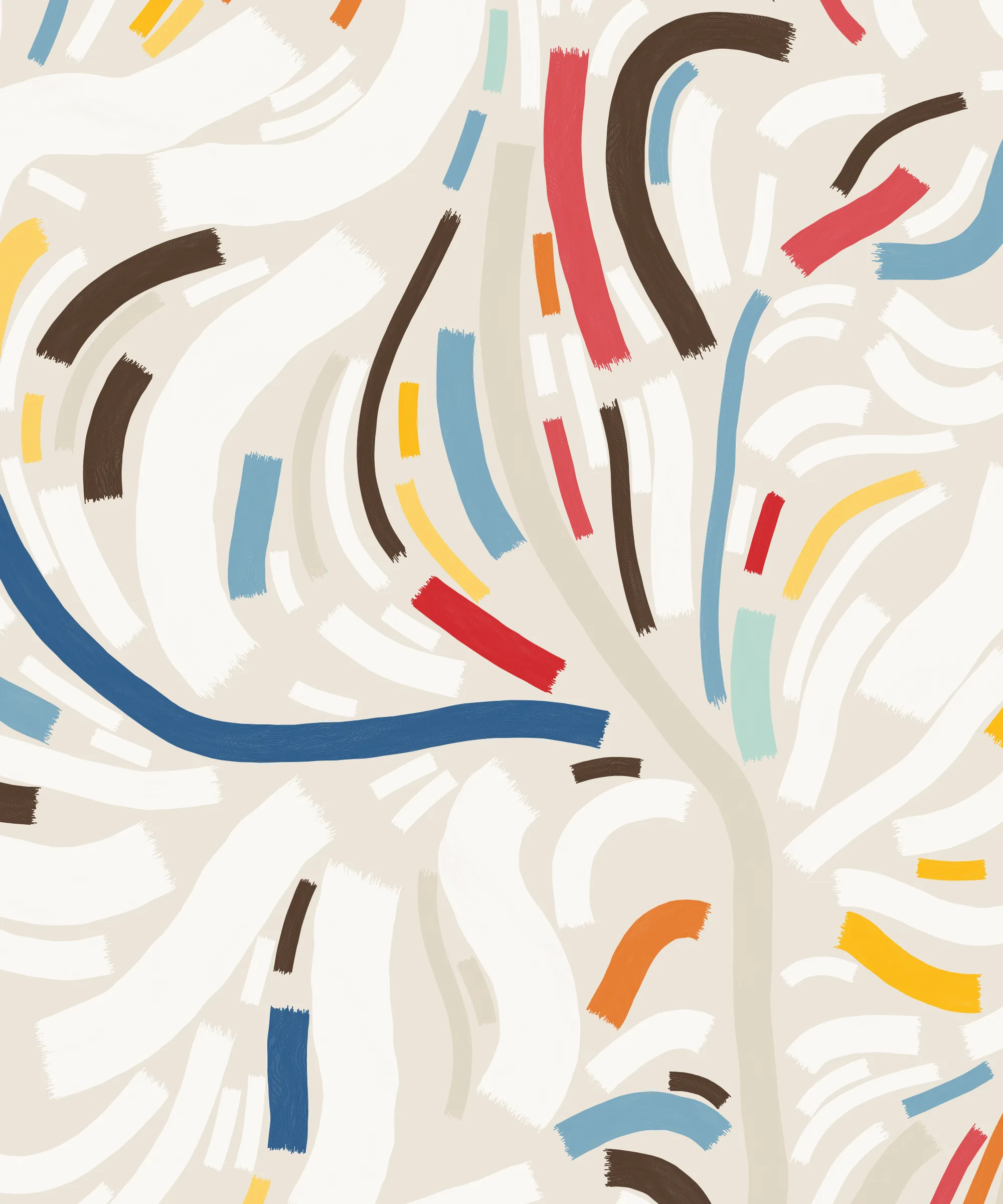 Fidenza is by far my most versatile algorithm to date. Although the program stays focused on structured curves and blocks, the varieties of scale, organization, texture, and color usage it can employ create a wide array of generative possibilities.