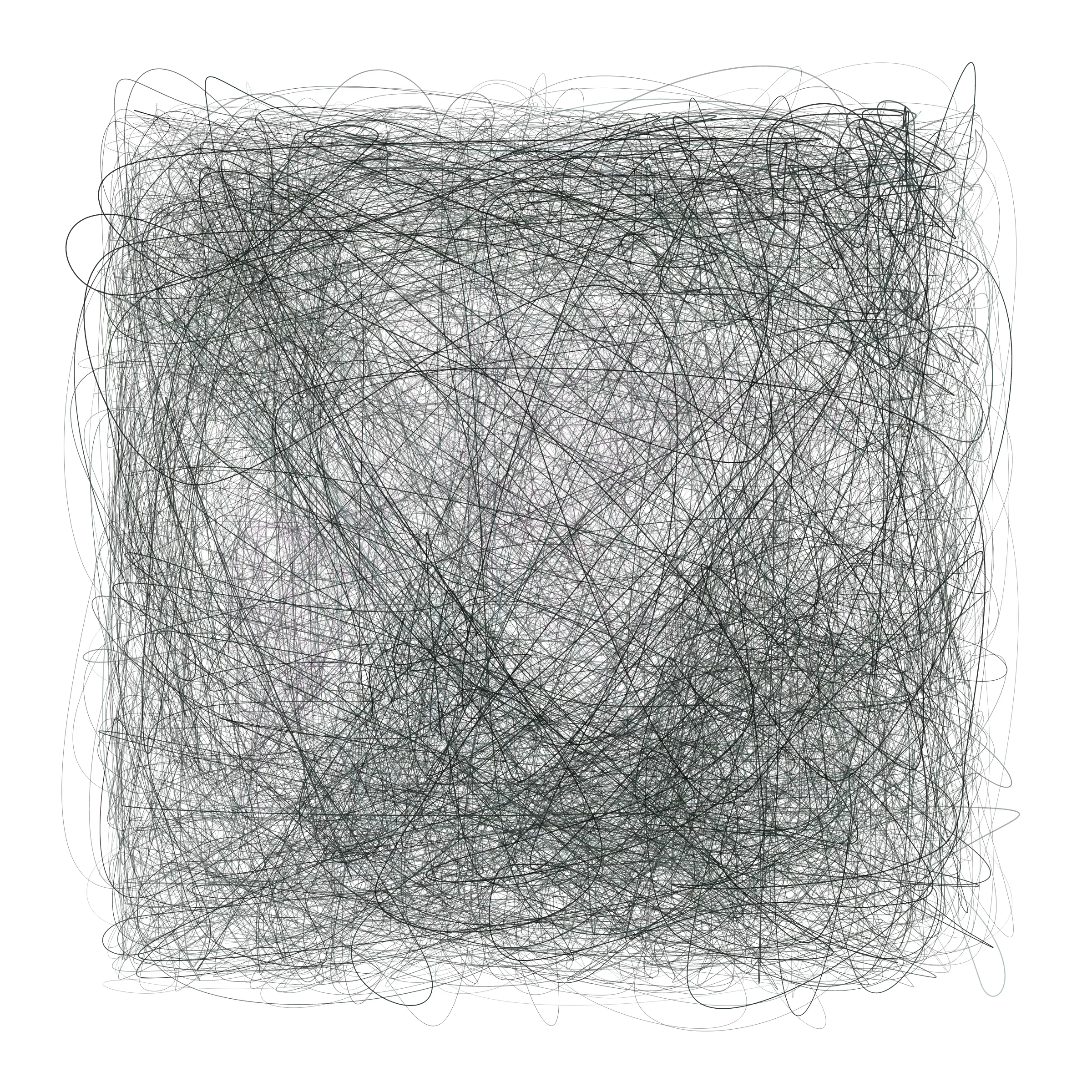 Scribbles on Scribbles on Scribbles ➿ This series is an exploration of chaos and order – how seemingly random movements in the microscopic scale can be more than meets the eye. Simple guiding rules transfigure chaotic movements into beautiful order. Life, as we know it, can be expressed in a similar fashion. Our decisions, unexpected occurrences, and even our seemingly meaningless place in the Universe are not just mere coincidences, but providential orchestrations of the Designer. [ Mints will be sold via a dutch auction. Starting price will be set at 3eth and decrease every 5 minutes with a resting price of 0.25eth. i.e.
3eth, 2.5eth, 2eth, 1.5eth, 1.25eth, 1.0eth, 0.75eth, 0.5eth, 0.25eth ]