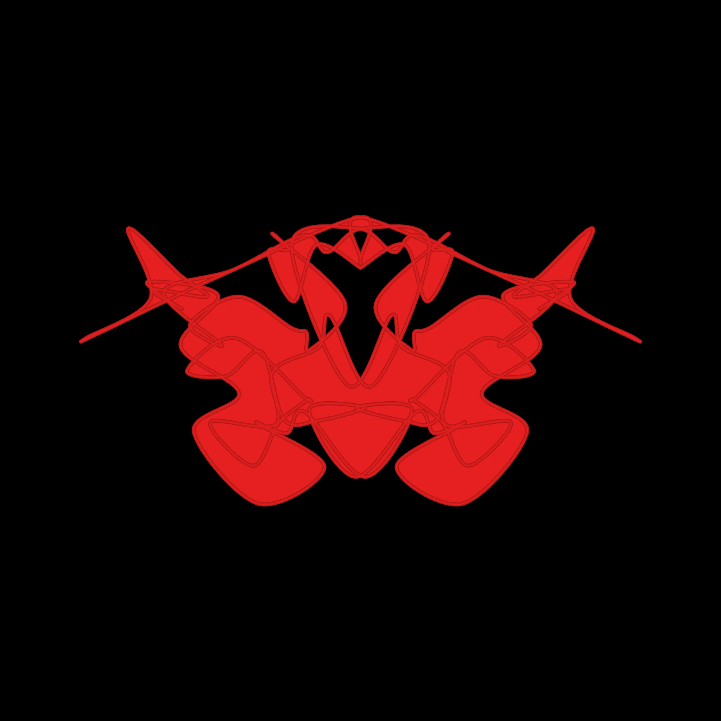A cryptoart collectible series to indulge the irrepressible human compulsion for pareidolia. This algorithmic homage to Hermann Rorschach's inkblot perception test will help you externalize your inner world onto the sometimes elegant, sometimes inchoate curves of a unique, one-of-a-kind, ownable cryptoblot on the Ethereum blockchain. What will YOUR cryptoblot reveal about you?