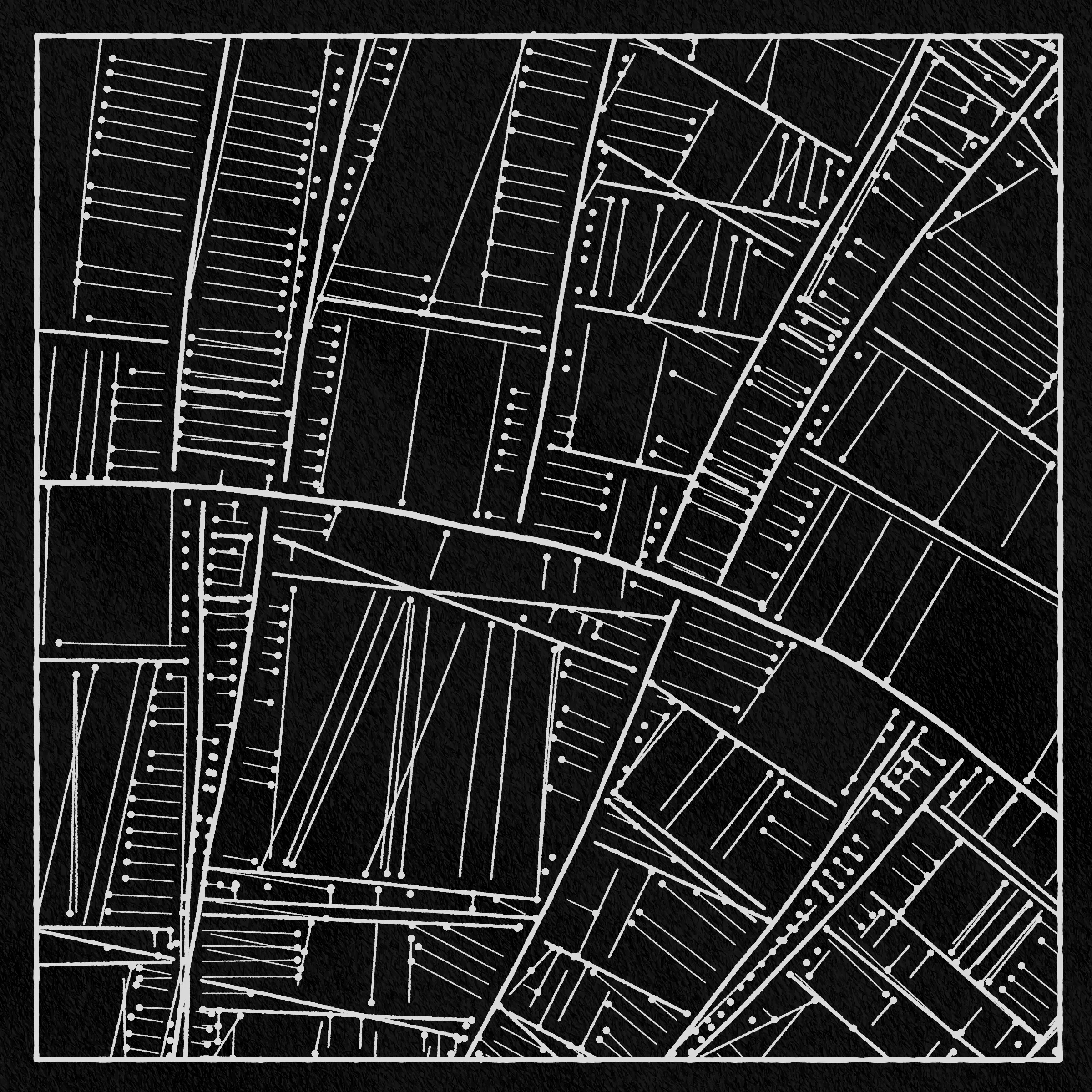 All maps are presented as-is with no guarantee of accuracy or completeness, and are provided without any warranty whatsoever, either express or implied. In no event shall The Artist be held liable for any damages or loss of profits arising from use of the maps, which may not be suitable for legal, engineering, financial, or navigational purposes.

Any resemblance to real locations is purely coincidental, and nothing perceived by the viewer is to be construed as a "legal description". All markings, sections, symbols, patterns, and other visual elements are purely aesthetic devices; they should not be interpreted as geographical, topographical, meteorological, biological, economic, sociological, or political phenomena. Furthermore, all perceived textures, imperfections, shadows, and marks of damage are mere simulations of an analog printing process, and in no way imply the or existence of, or ownership over, a corresponding physical paper map or anything the map may appear to depict.

The maps are not intended to provide any utility to the buyer. All sales are final, and refunds will not be given for any misprints, discolorations, inaccuracies, imprecisions, or unintended features of any kind.

All maps are licensed under a Creative Commons Attribution-NonCommercial 4.0 License.