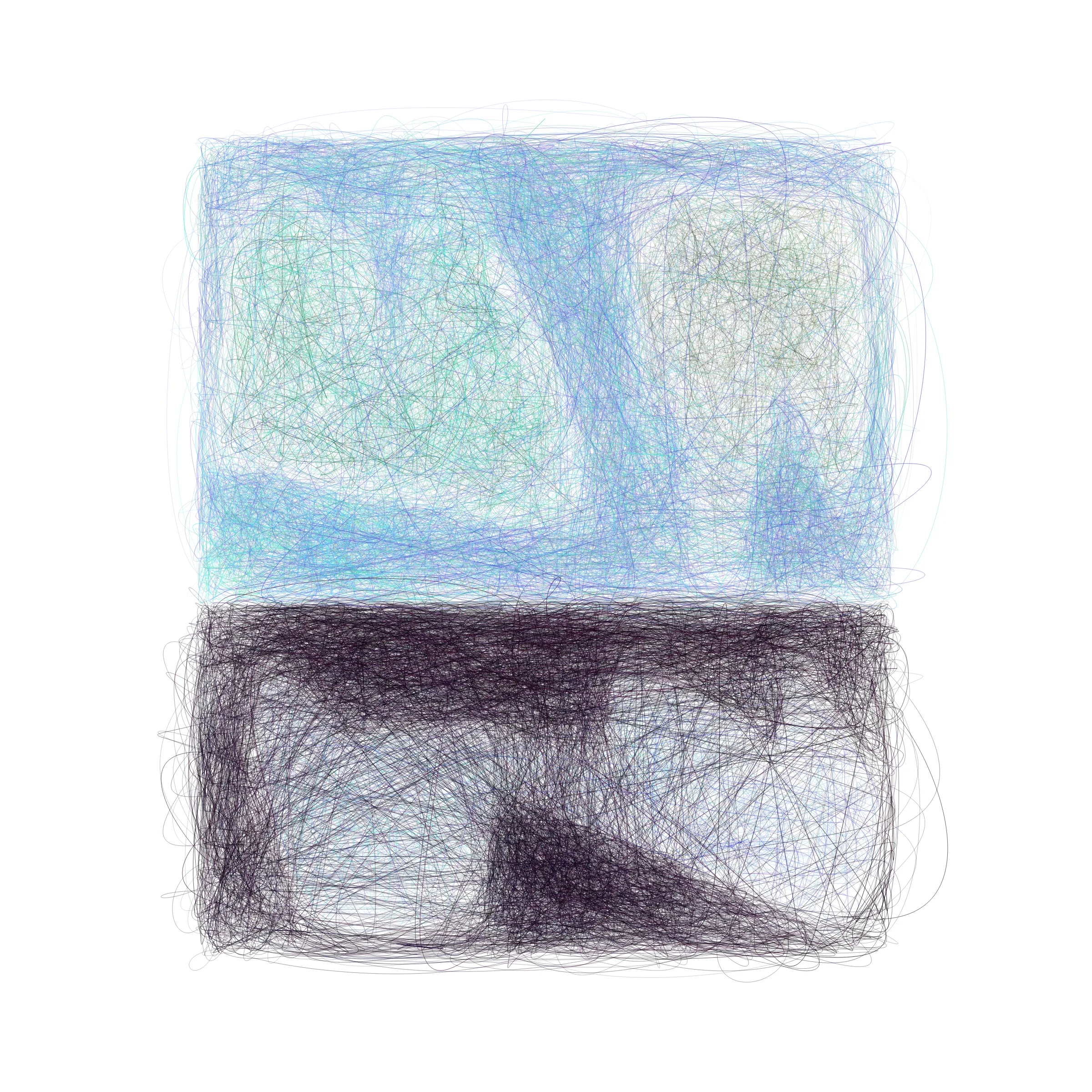 Scribbles on Scribbles on Scribbles ➿ This series is an exploration of chaos and order – how seemingly random movements in the microscopic scale can be more than meets the eye. Simple guiding rules transfigure chaotic movements into beautiful order. Life, as we know it, can be expressed in a similar fashion. Our decisions, unexpected occurrences, and even our seemingly meaningless place in the Universe are not just mere coincidences, but providential orchestrations of the Designer. [ Mints will be sold via a dutch auction. Starting price will be set at 3eth and decrease every 5 minutes with a resting price of 0.25eth. i.e.
3eth, 2.5eth, 2eth, 1.5eth, 1.25eth, 1.0eth, 0.75eth, 0.5eth, 0.25eth ]