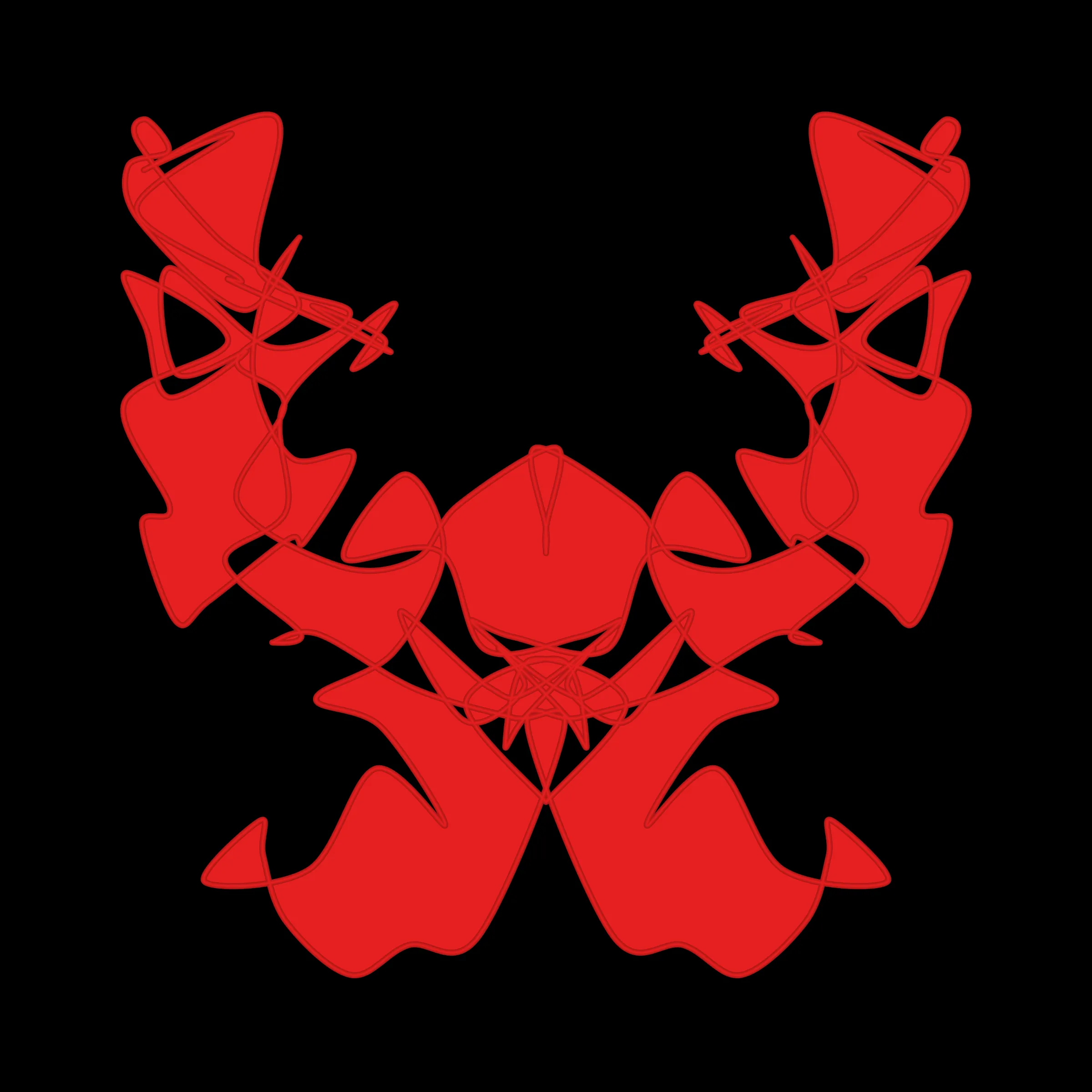 A cryptoart collectible series to indulge the irrepressible human compulsion for pareidolia. This algorithmic homage to Hermann Rorschach's inkblot perception test will help you externalize your inner world onto the sometimes elegant, sometimes inchoate curves of a unique, one-of-a-kind, ownable cryptoblot on the Ethereum blockchain. What will YOUR cryptoblot reveal about you?
