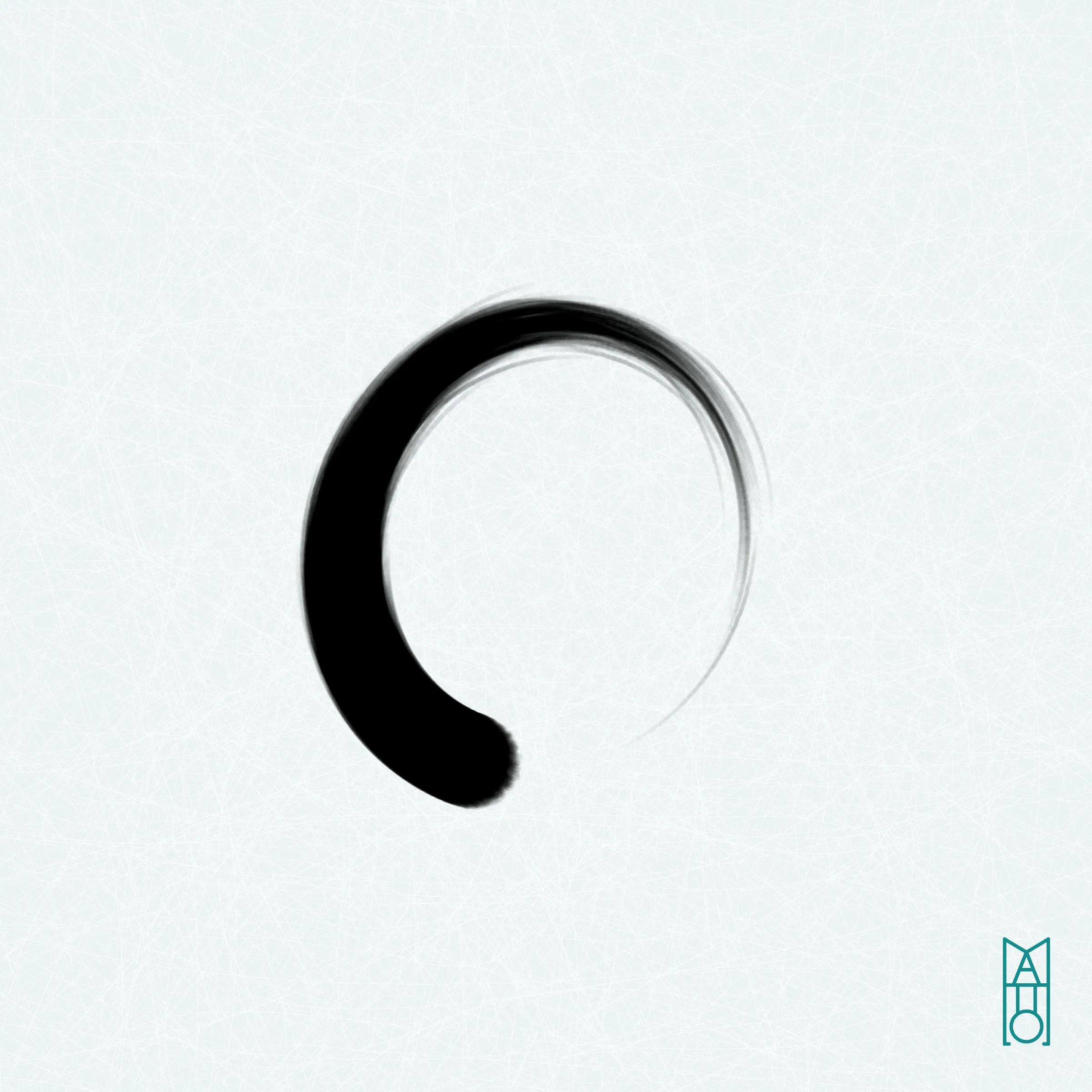 In Zen, ensō is a symbol that represents elegance and enlightenment. It is typically painted by hand in an uninhibited way, allowing for unexpected and beautiful results. Inspired by sumi-e (ink wash painting), this project mimics the practice of painting an ensō in ink by utilizing p5.js. Each generated image uses values from a unique transaction hash to determine paper, brush, ink, the quantity of ink held by each bristle, how quickly the ink flows, and more—all with the goal of creating a simple yet serendipitous painting.