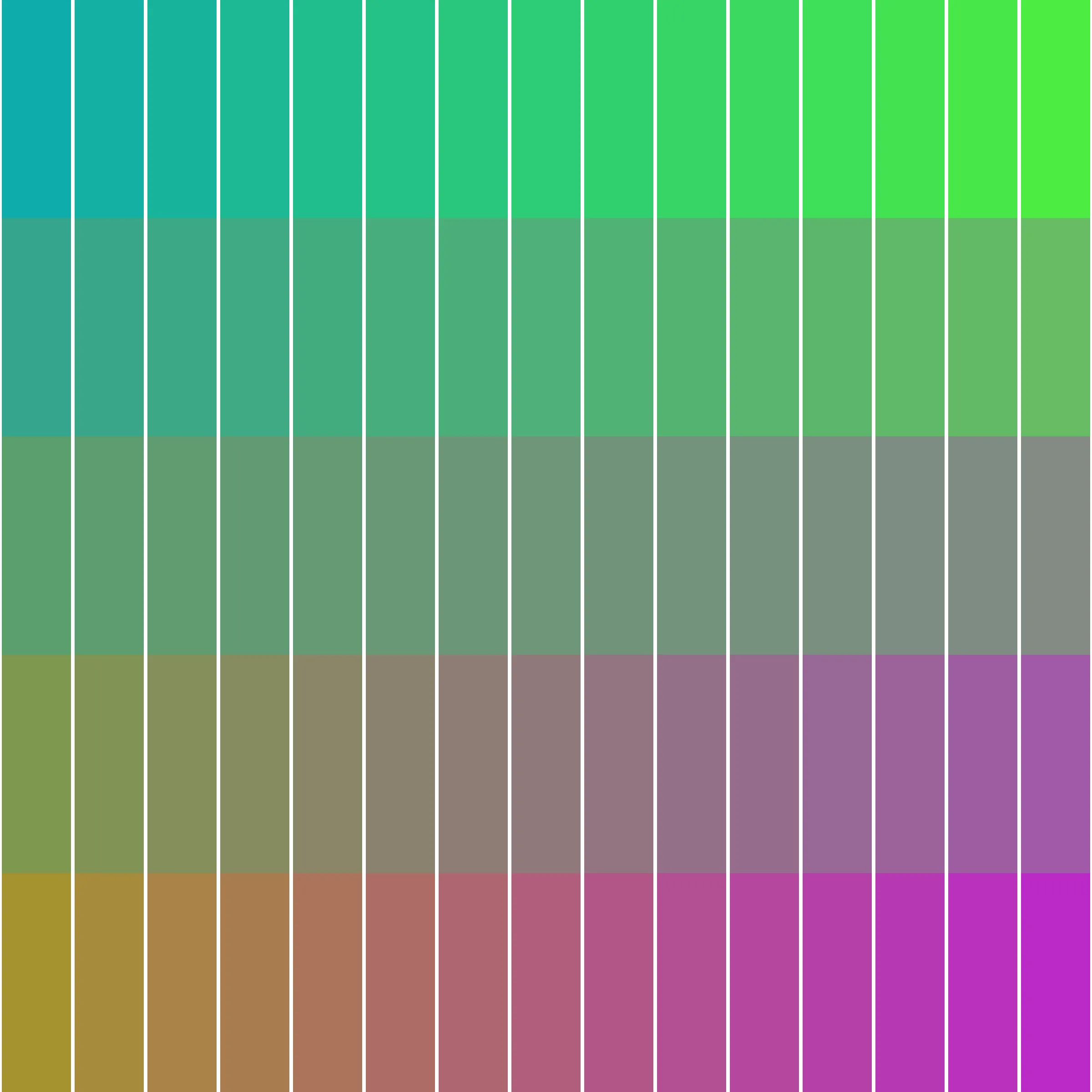 Exploring the interaction of four parent colors.