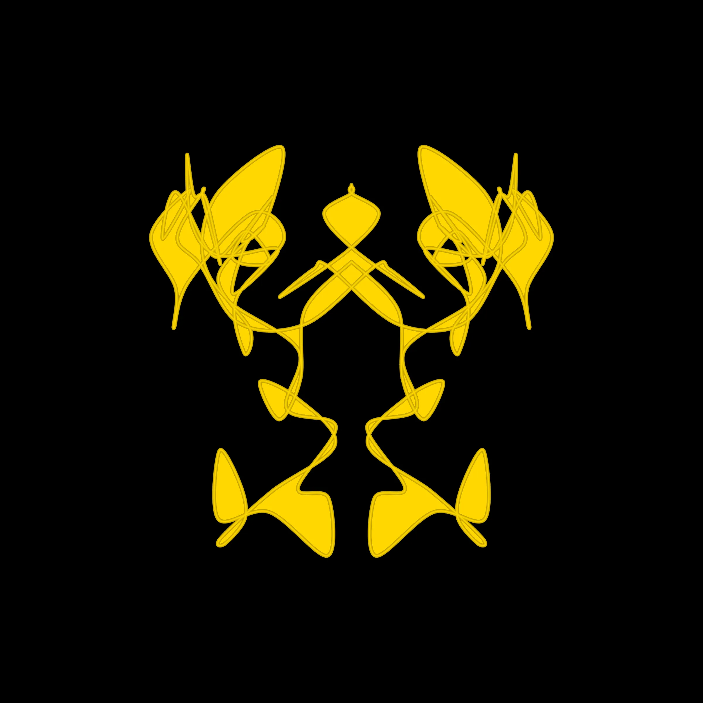 A cryptoart collectible series to indulge the irrepressible human compulsion for pareidolia. This algorithmic homage to Hermann Rorschach's inkblot perception test will help you externalize your inner world onto the sometimes elegant, sometimes inchoate curves of a unique, one-of-a-kind, ownable cryptoblot on the Ethereum blockchain. What will YOUR cryptoblot reveal about you?