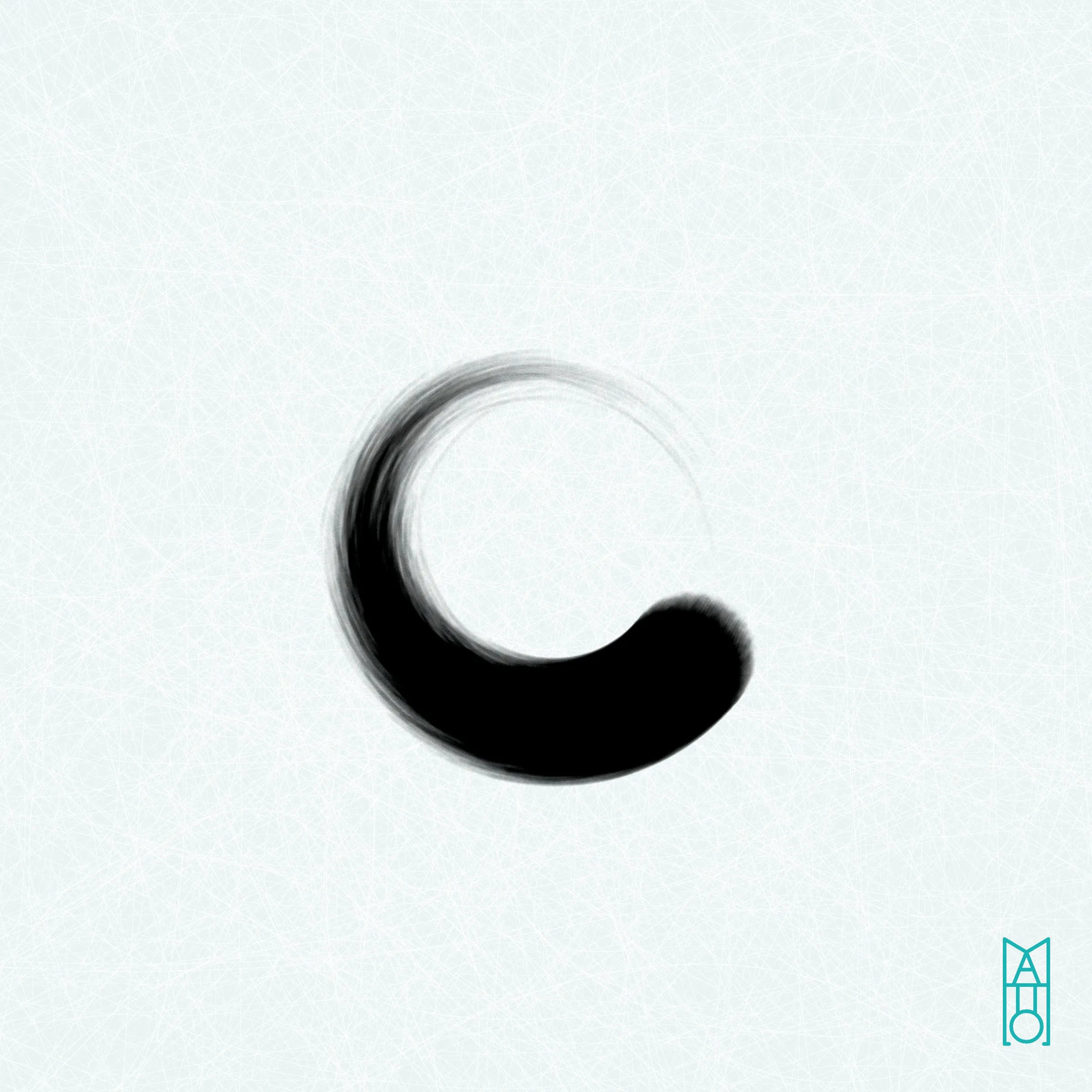 In Zen, ensō is a symbol that represents elegance and enlightenment. It is typically painted by hand in an uninhibited way, allowing for unexpected and beautiful results. Inspired by sumi-e (ink wash painting), this project mimics the practice of painting an ensō in ink by utilizing p5.js. Each generated image uses values from a unique transaction hash to determine paper, brush, ink, the quantity of ink held by each bristle, how quickly the ink flows, and more—all with the goal of creating a simple yet serendipitous painting.