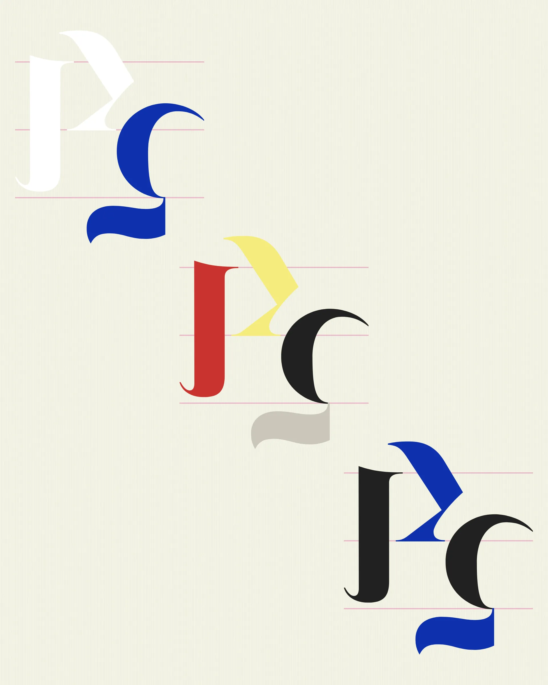 Abstract typographic elements slide together to create new characters. In some compositions, a single character is featured. In others, characters string together to form words and sentences, which the algorithm shapes into often-familiar layouts.

The type designer Gerard Unger said “it is almost impossible to look and read at the same time”. Asemica invites you to look without the burden of legibility.

Created by Emily Edelman, Dima Ofman, and Andrew Badr. Command-S to download a vector file. Live token best viewed in Chrome.