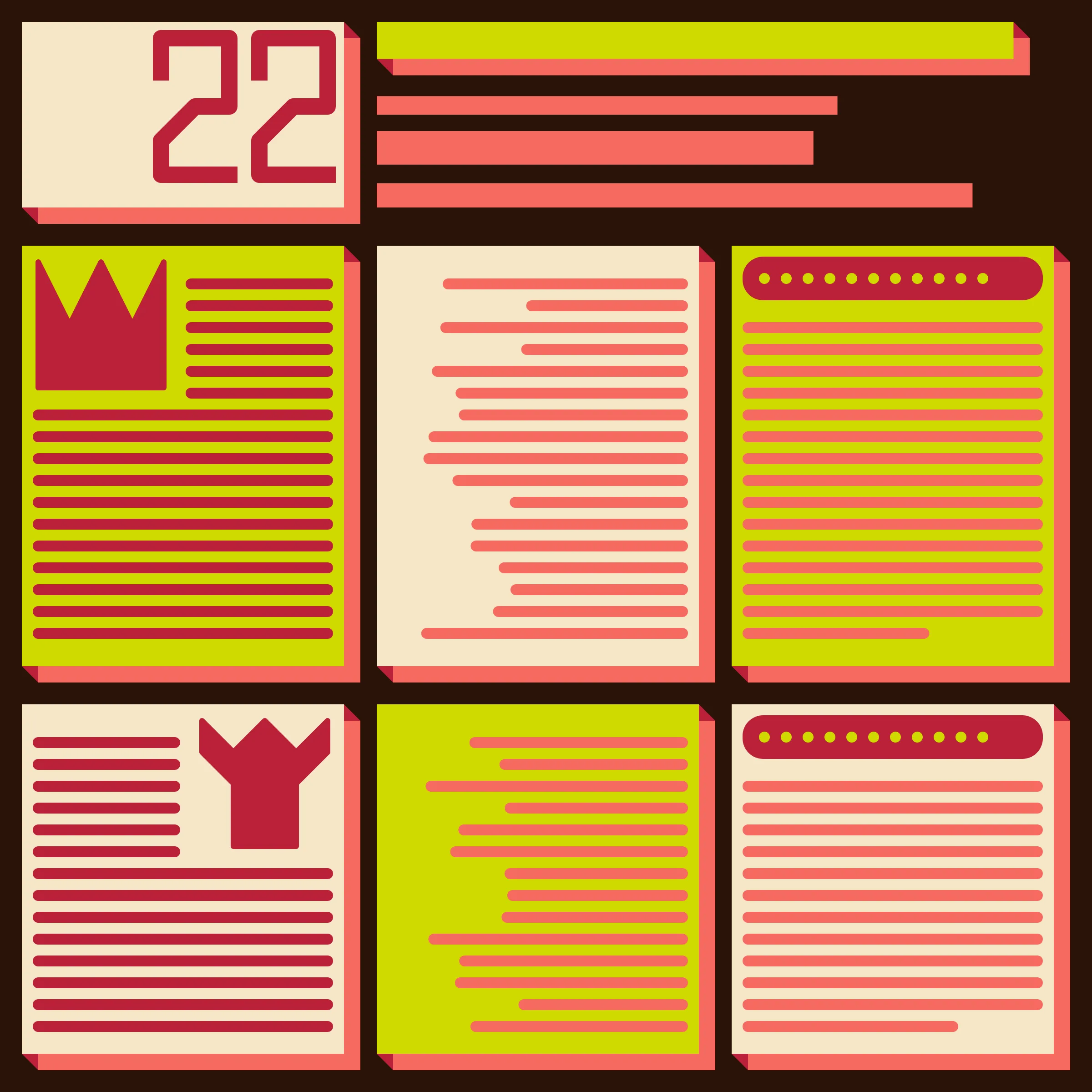 Gazettes is a generative art project by the Redlioneye Gazette team and Pxlq. The project pays tribute to print media and highlights classic formatting such as paragraph layouts, headings, variously styled texts, and images. We have mixed together our publication concept with classical journalism and generative art to deliver exciting, surprising, unique, and visually stunning
random creations on chain and forever.