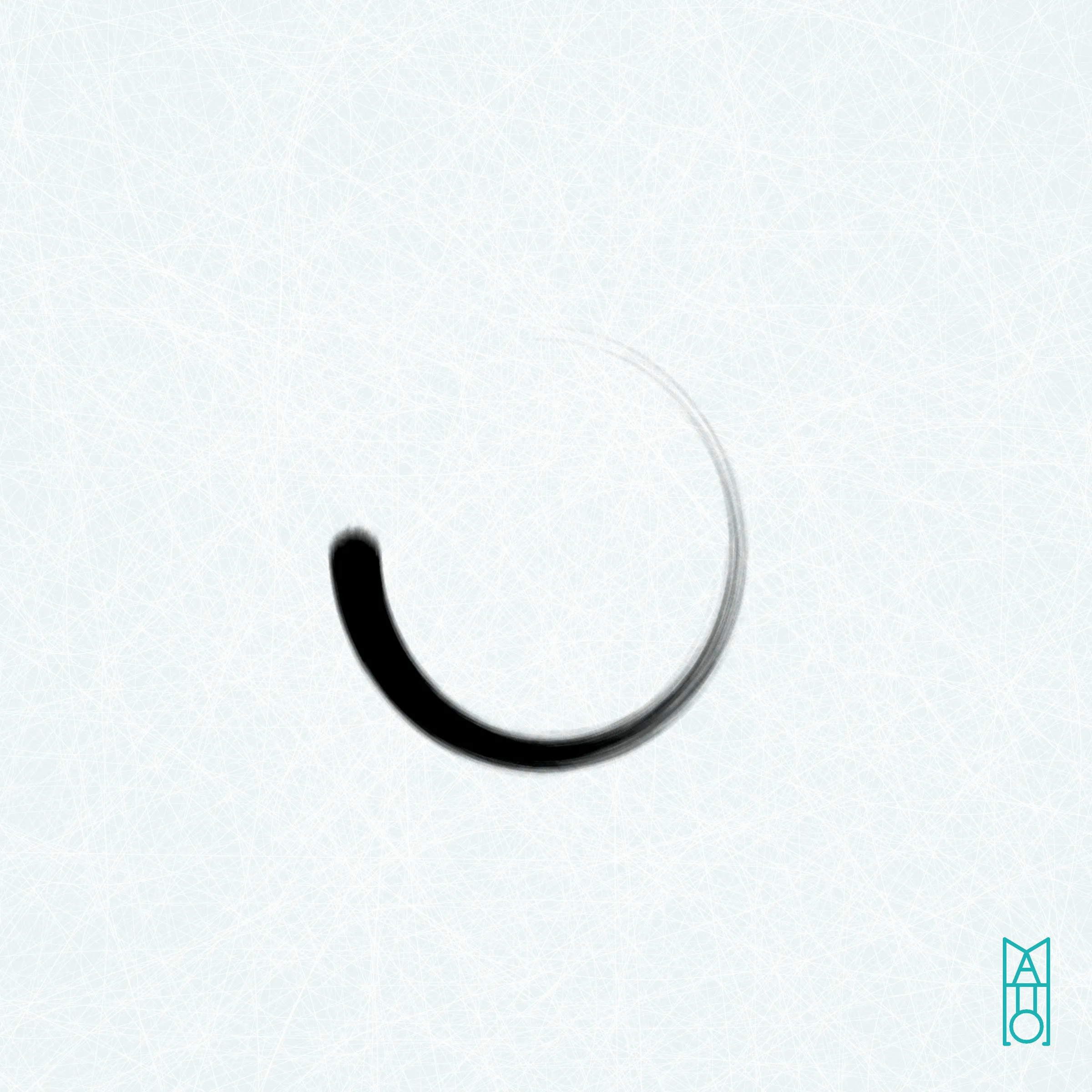 In Zen, ensō is a symbol that represents elegance and enlightenment. It is typically painted by hand in an uninhibited way, allowing for unexpected and beautiful results. Inspired by sumi-e (ink wash painting), this project mimics the practice of painting an ensō in ink by utilizing p5.js. Each generated image uses values from a unique transaction hash to determine paper, brush, ink, the quantity of ink held by each bristle, how quickly the ink flows, and more—all with the goal of creating a simple yet serendipitous painting.