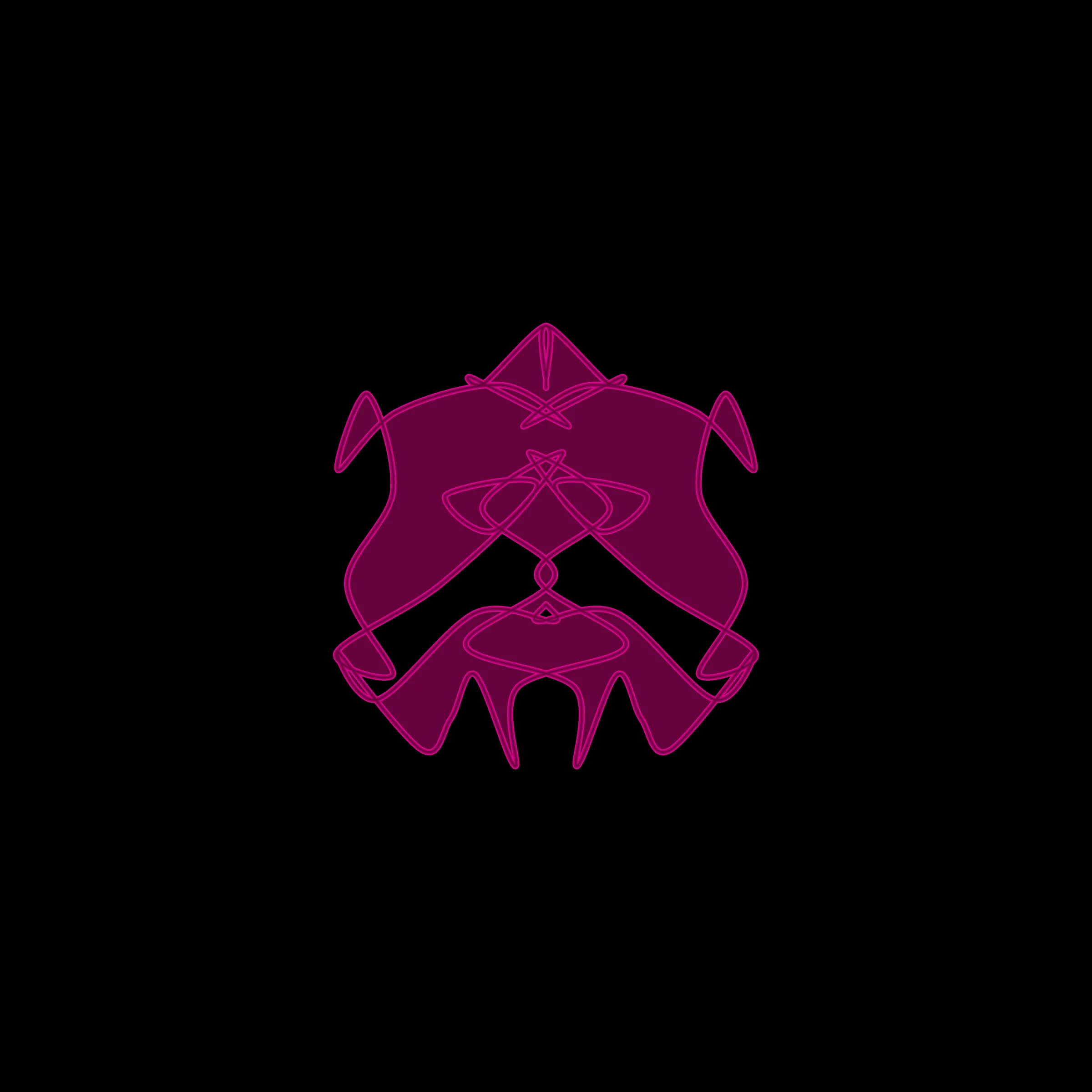 A cryptoart collectible series to indulge the irrepressible human compulsion for pareidolia. This algorithmic homage to Hermann Rorschach's inkblot perception test will help you externalize your inner world onto the sometimes elegant, sometimes inchoate curves of a unique, one-of-a-kind, ownable cryptoblot on the Ethereum blockchain. What will YOUR cryptoblot reveal about you?