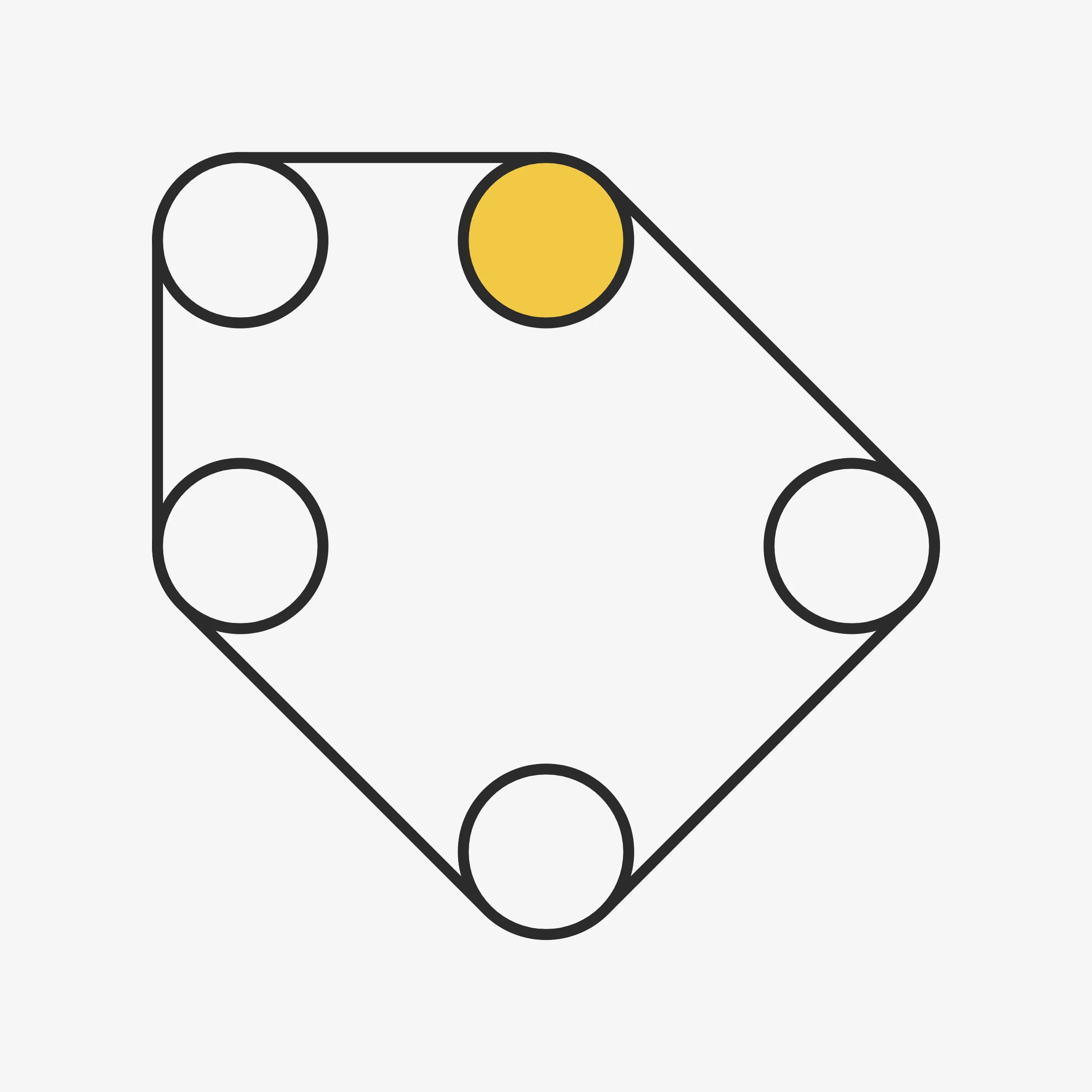 There are an almost infinite number of ways to wrap a string around a set of pegs. On the surface it may seem like a simple concept but prepare to be surprised and delighted at the variety of combinations the algorithm can produce. Each output from 'Ringers' is derived from a unique transaction hash and generated in Javascript in the browser. Feature variations include peg count, sizing, layout, wrap orientation, and a few colorful flourishes for good measure.