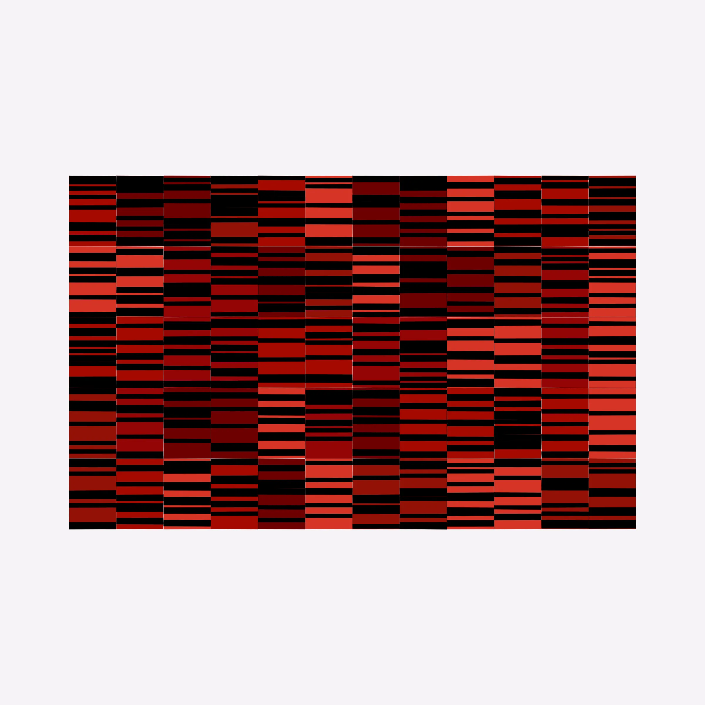 Attempts at perfection are destined to fail. This project embraces the impossibility of perfection in human execution and digitally simulates these imperfections.

In his abstract minimalist work, visual artist Wouter Kalis steers away from meaning. Horizontal black and white paper strips are placed on colored paper panels and one strip dictates the placing of the next. However, each attempt at perfection ends in failure. These mistakes have now become the signature of his work and contribute to the depth of content.

Digital representations of minimalist art can be executed to perfection but are less interesting to look at. In this project, artist Wouter Kalis and his son, software engineer Rosco Kalis, together attempt to recreate the human touch in digital art, the imperfection. 

The project displays computer-generated digital works similar to the physical works made out of paper. The colors of the digital panels are directly derived from the colors of the paper used for the physical work. The digital works can thus be reproduced using real paper. Please see the project website for details if you're interested in purchasing a handmade physical reproduction of your NFT.