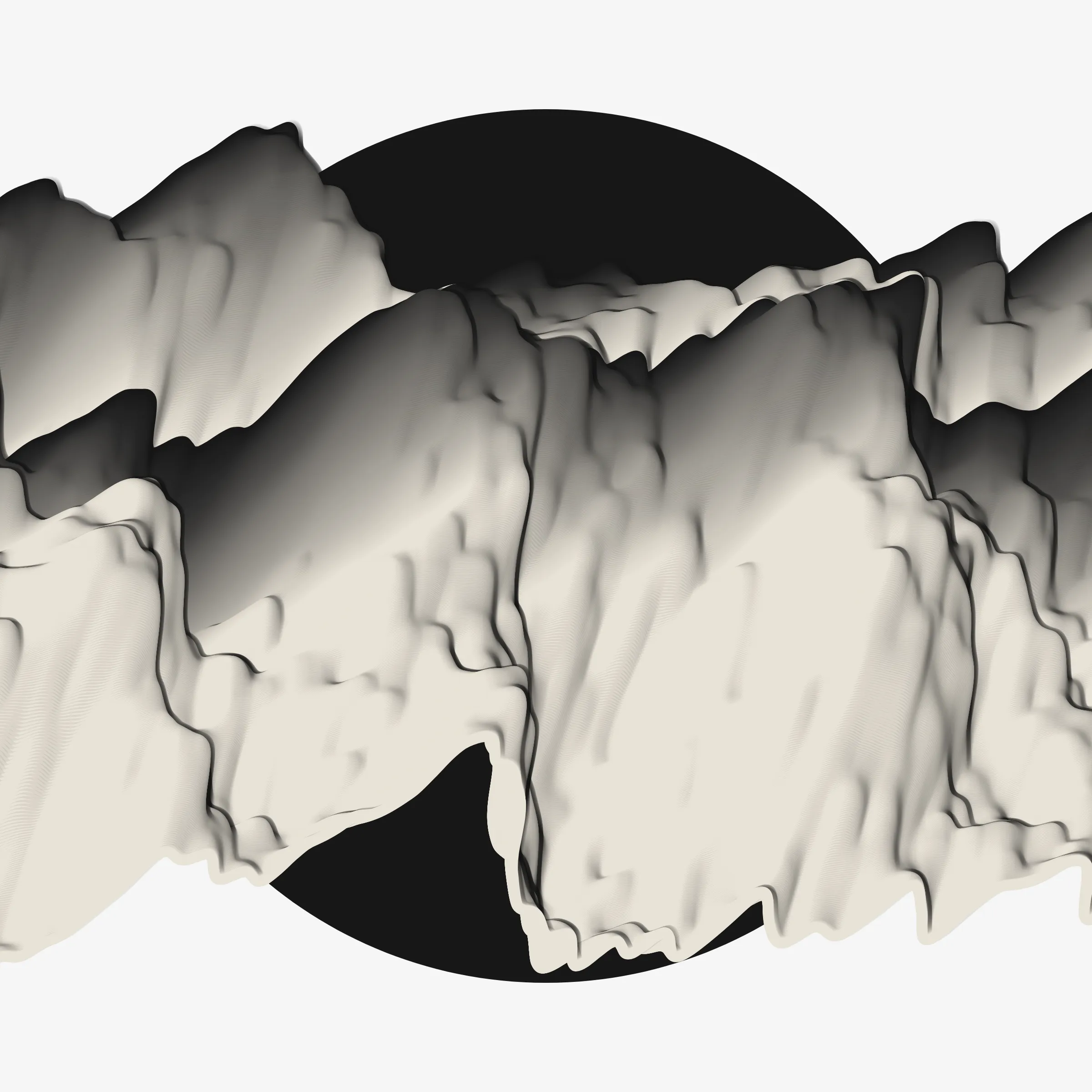 Apparitions" is an exploration of the space between algorithmic and organic. Each "Apparition" is unique to the transaction that originated it. Created by Aaron Penne