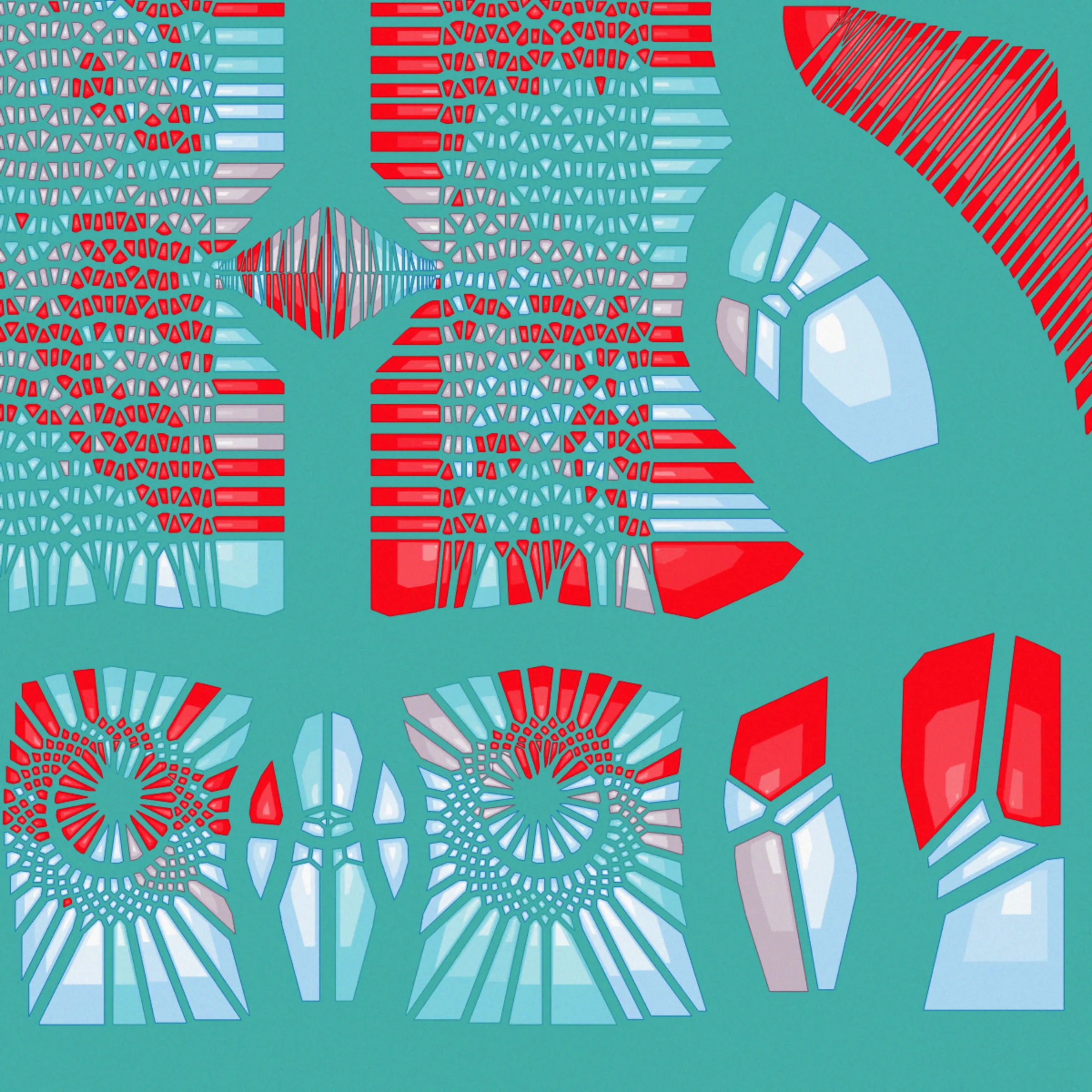 Is code art? Autology is a study of not only how we interpret art, but also how art can interpret itself. Each piece has its source code embedded imperceptibly within the image itself. Hence the source code is literally part of the artwork. With a little sleuthing, one can derive the source code from the image and vice versa in infinite recursion. Click 's' to save the image and then visit https://steganon.com/autology.html to decode it. Or if you are feeling technologically adventurous, try to develop your own tool to do the same.