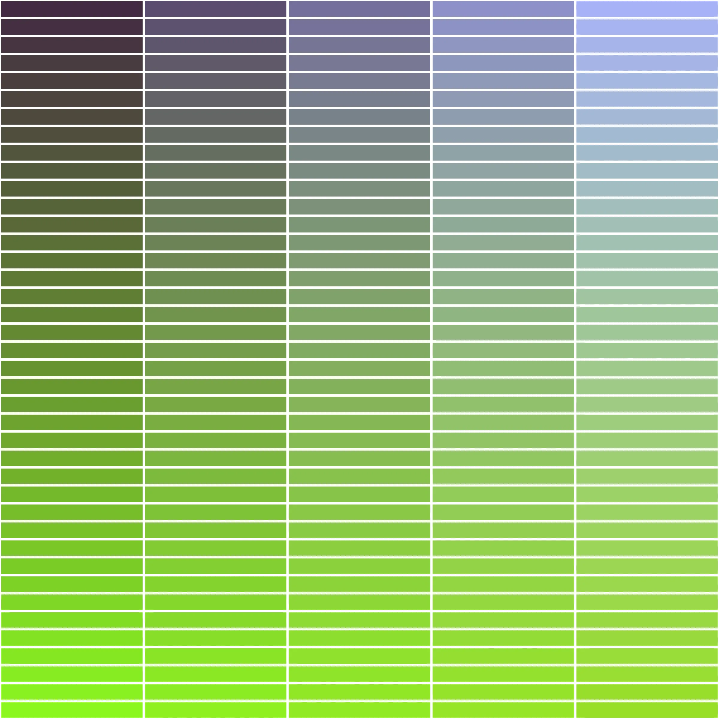 Exploring the interaction of four parent colors.