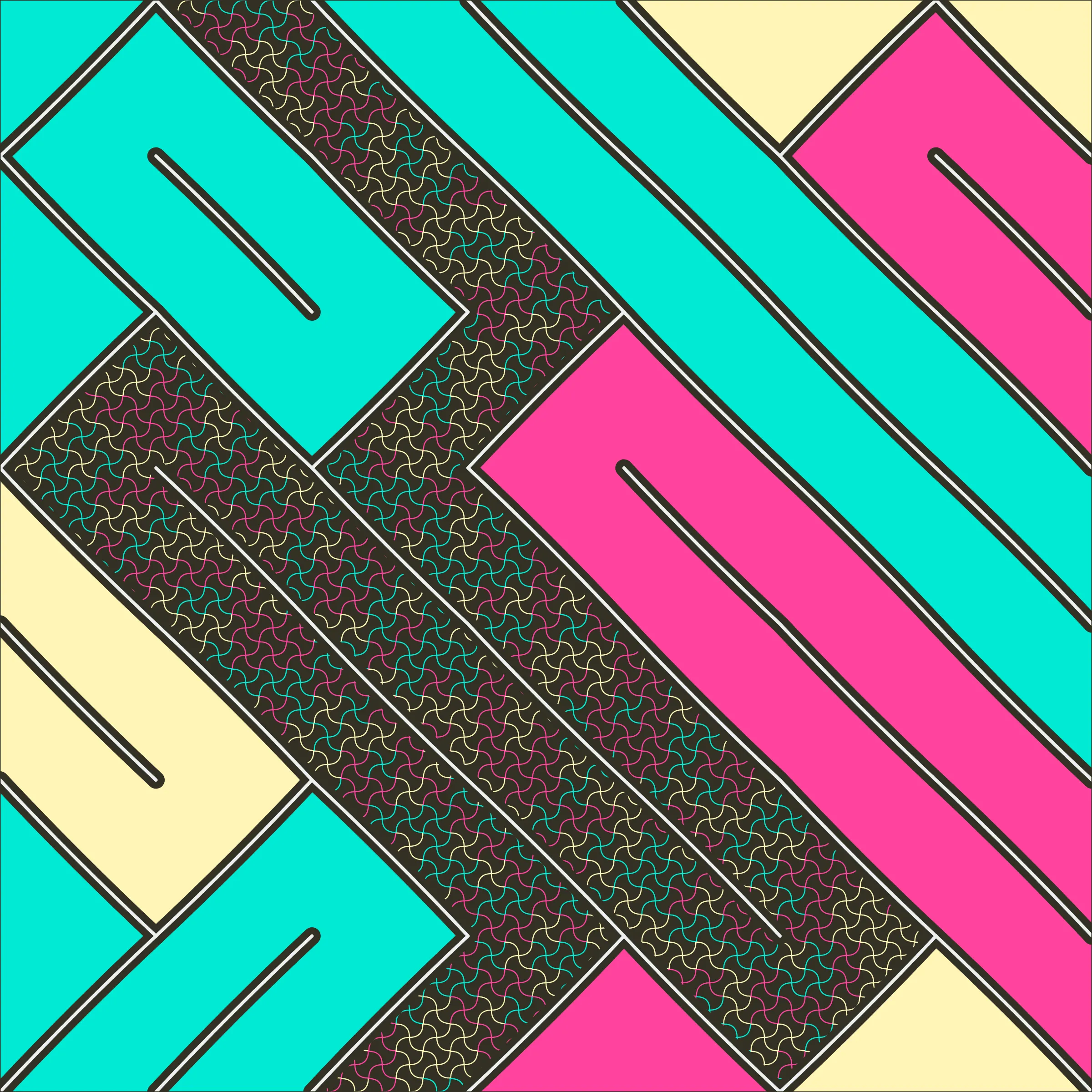 Cushions brings together image processing and generative art techniques. The latter provides the geometric structure, and the former creates the organic shapes. Every single pixel and its connectedness to other pixels are explicitly considered. Inspiration for the palettes ranges from digital illustrations and pastels to a nod to renowned artists and different ethnicities. The organic shapes and the textures within symbolize the beauty in our individual oddities. Some pieces evoke the semblance of fantastical dreams in starry nights. Some of the comfort and familiarity of home. Some of nostalgia and long-lost friends. Some of reasonable and grounded perspectives. Some of sparks, some of style, some of strength, and some of passion. Some of candy. Some of pop art. Some of modern interior design. And some of traditional Indian cushions, known as Takiya.