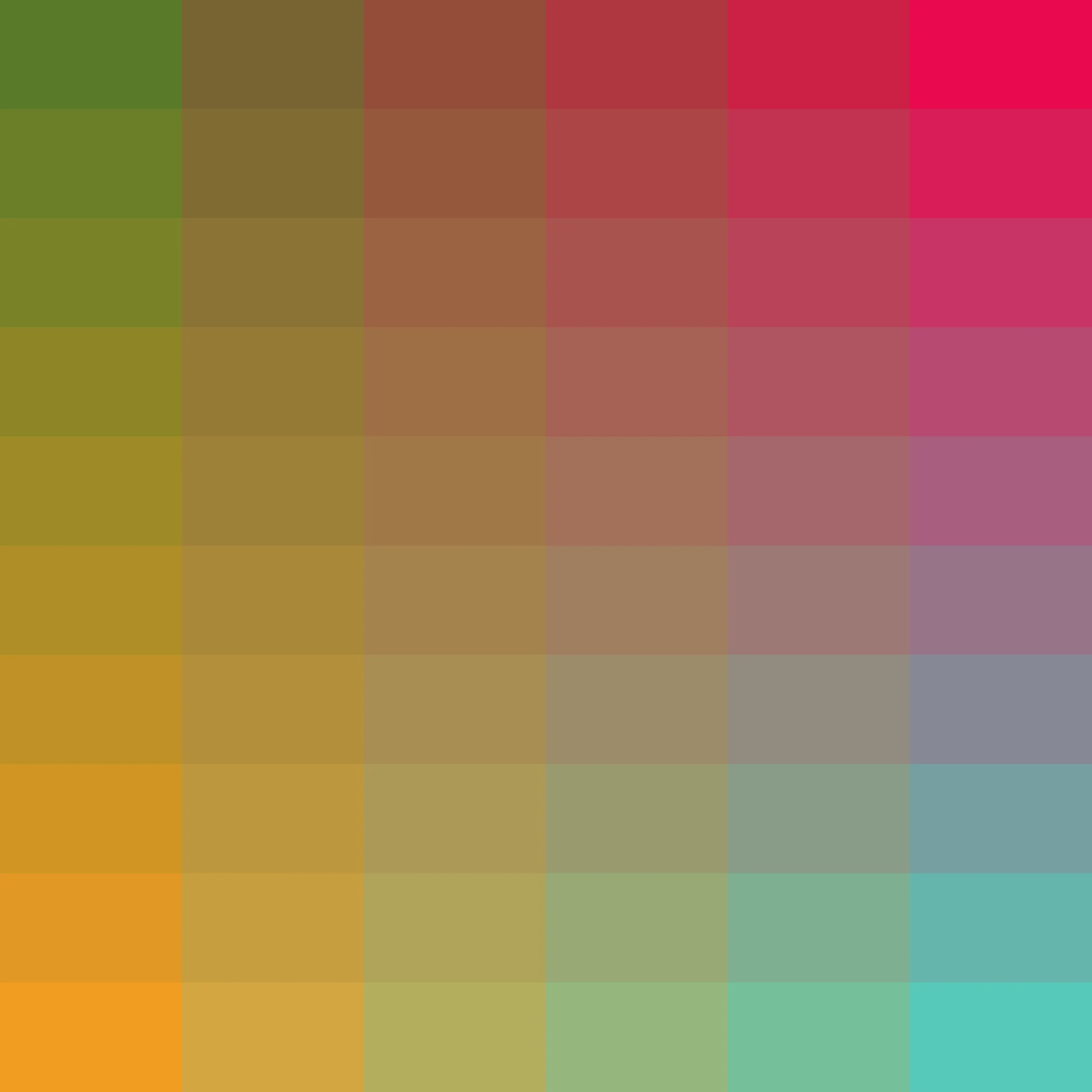 Exploring the interaction of four parent colors.