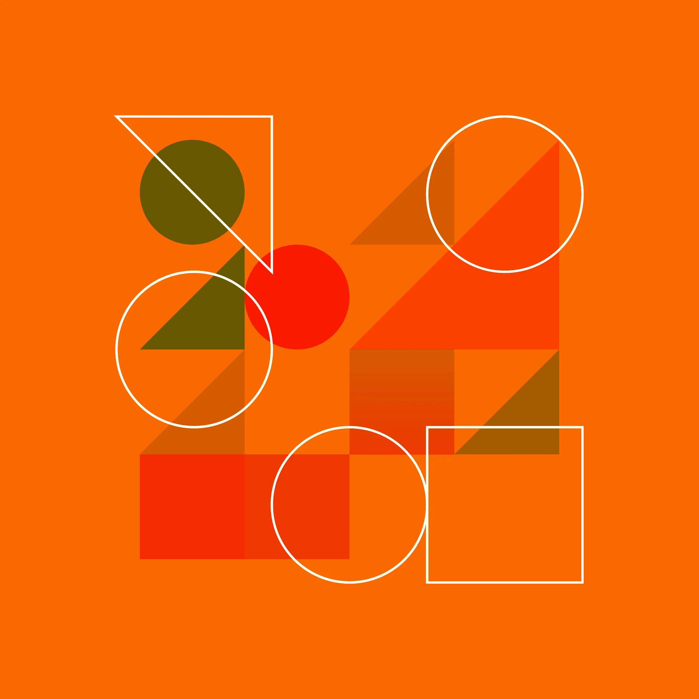 Elementals is inspired by physical printmaking techniques and early Bauhaus principles. It starts with a few basic coloured shapes and arranges them in varying frequencies, sizes, and positions based on a unique transaction hash. Multiple overlaid variable grids allow for myriad layouts and opportunities for colour interaction. The goal is to create pieces that feel both intentional in composition and part of the same family.