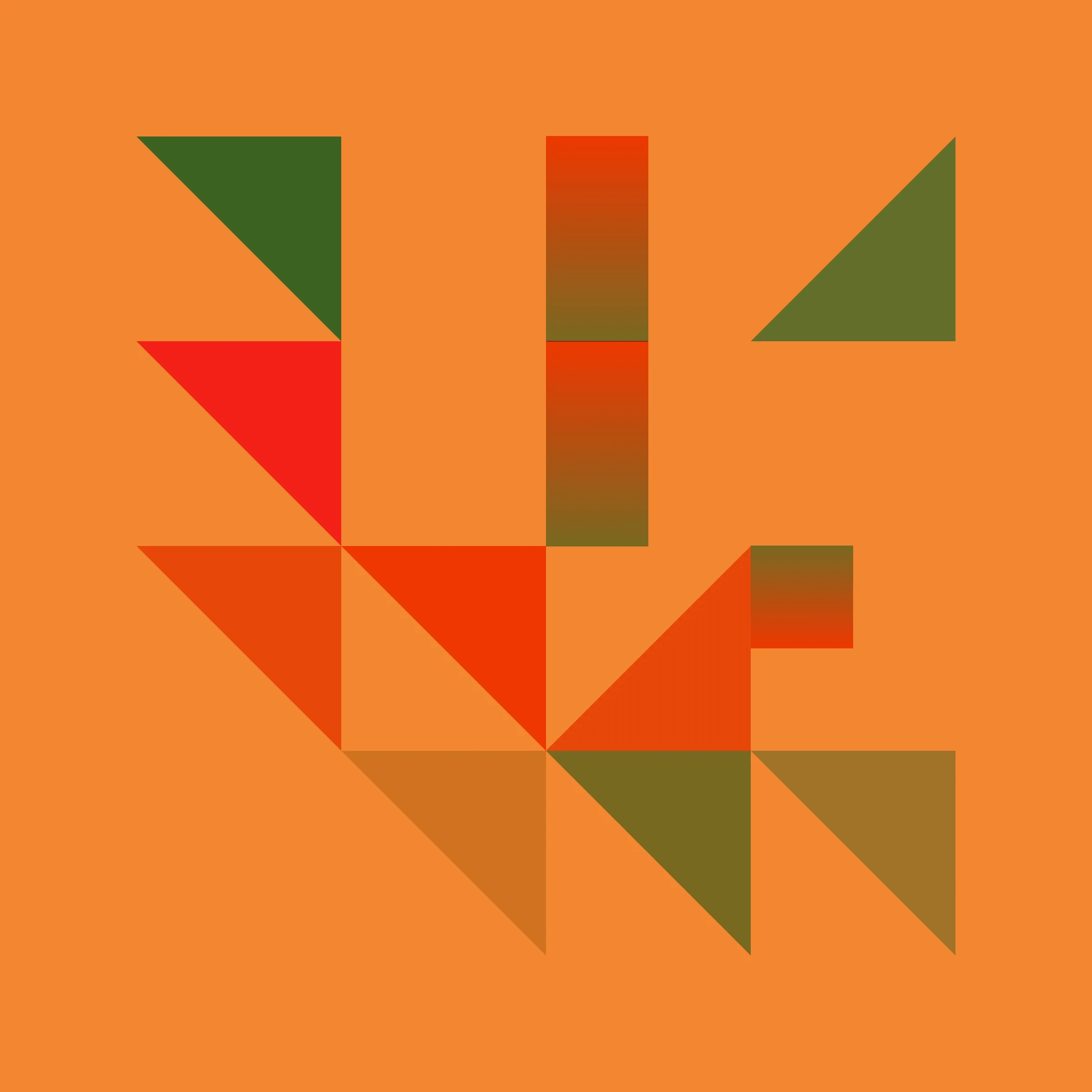 Elementals is inspired by physical printmaking techniques and early Bauhaus principles. It starts with a few basic coloured shapes and arranges them in varying frequencies, sizes, and positions based on a unique transaction hash. Multiple overlaid variable grids allow for myriad layouts and opportunities for colour interaction. The goal is to create pieces that feel both intentional in composition and part of the same family.