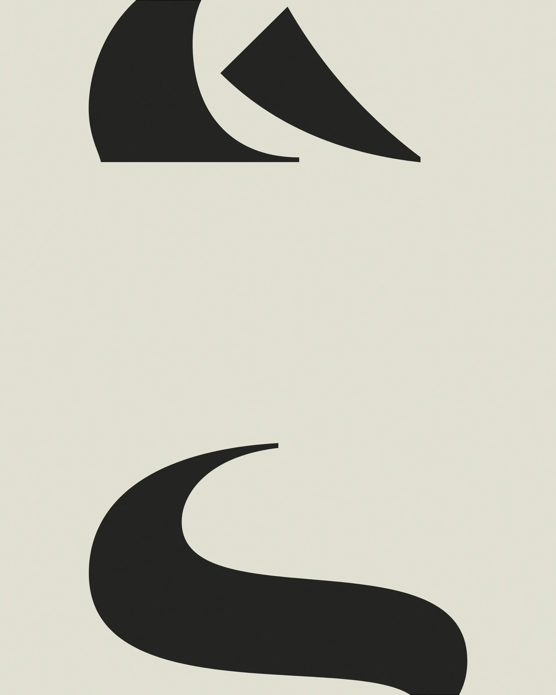 Abstract typographic elements slide together to create new characters. In some compositions, a single character is featured. In others, characters string together to form words and sentences, which the algorithm shapes into often-familiar layouts.

The type designer Gerard Unger said “it is almost impossible to look and read at the same time”. Asemica invites you to look without the burden of legibility.

Created by Emily Edelman, Dima Ofman, and Andrew Badr. Command-S to download a vector file. Live token best viewed in Chrome.