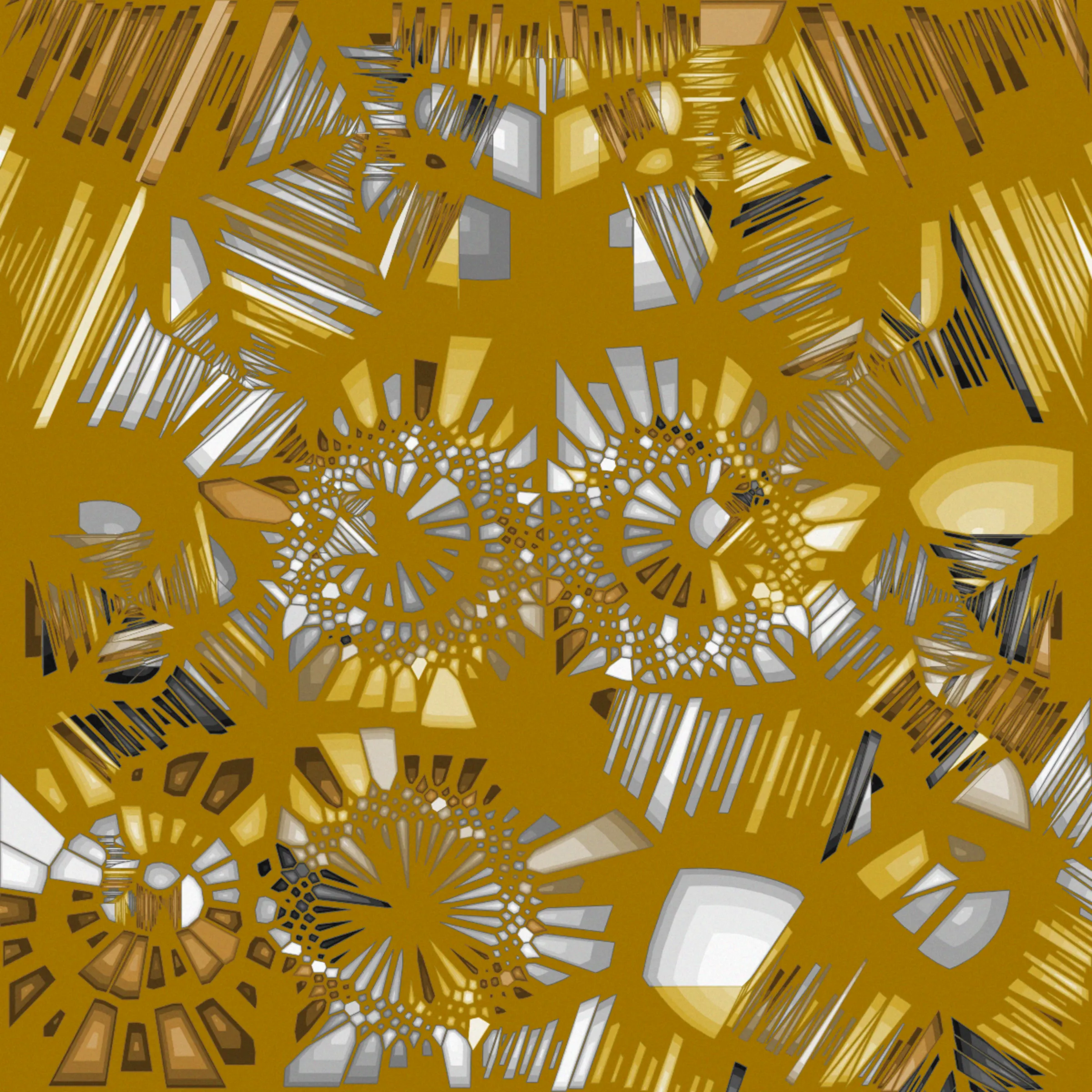 Is code art? Autology is a study of not only how we interpret art, but also how art can interpret itself. Each piece has its source code embedded imperceptibly within the image itself. Hence the source code is literally part of the artwork. With a little sleuthing, one can derive the source code from the image and vice versa in infinite recursion. Click 's' to save the image and then visit https://steganon.com/autology.html to decode it. Or if you are feeling technologically adventurous, try to develop your own tool to do the same.
