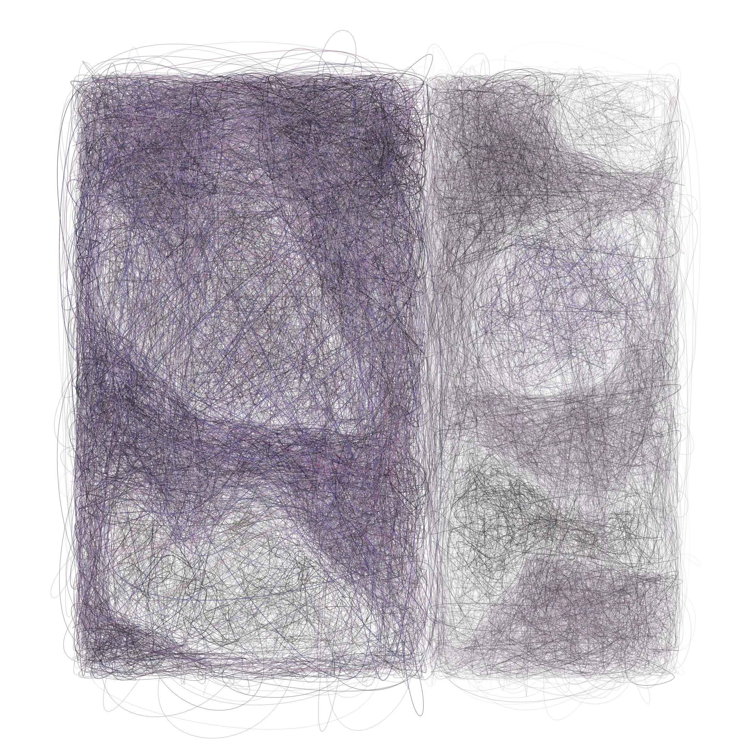 Scribbles on Scribbles on Scribbles ➿ This series is an exploration of chaos and order – how seemingly random movements in the microscopic scale can be more than meets the eye. Simple guiding rules transfigure chaotic movements into beautiful order. Life, as we know it, can be expressed in a similar fashion. Our decisions, unexpected occurrences, and even our seemingly meaningless place in the Universe are not just mere coincidences, but providential orchestrations of the Designer. [ Mints will be sold via a dutch auction. Starting price will be set at 3eth and decrease every 5 minutes with a resting price of 0.25eth. i.e.
3eth, 2.5eth, 2eth, 1.5eth, 1.25eth, 1.0eth, 0.75eth, 0.5eth, 0.25eth ]