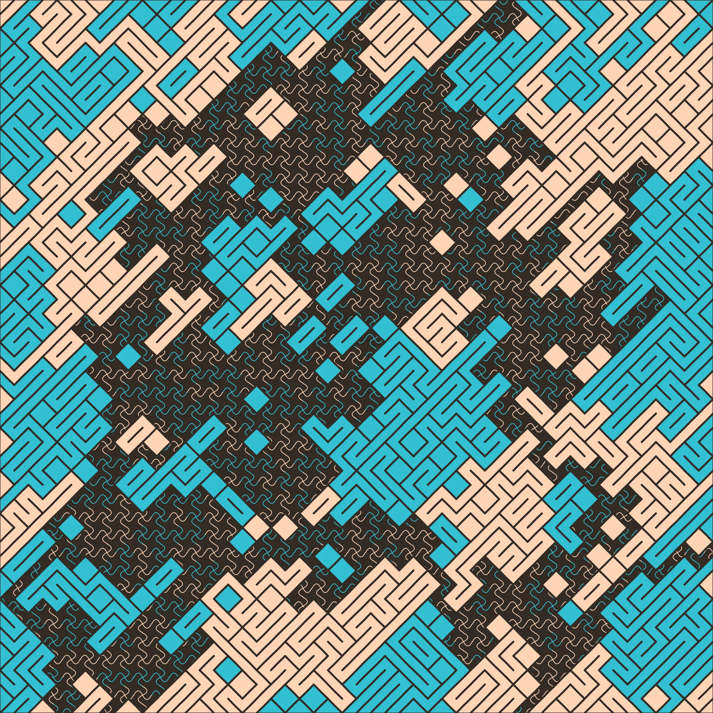 Cushions brings together image processing and generative art techniques. The latter provides the geometric structure, and the former creates the organic shapes. Every single pixel and its connectedness to other pixels are explicitly considered. Inspiration for the palettes ranges from digital illustrations and pastels to a nod to renowned artists and different ethnicities. The organic shapes and the textures within symbolize the beauty in our individual oddities. Some pieces evoke the semblance of fantastical dreams in starry nights. Some of the comfort and familiarity of home. Some of nostalgia and long-lost friends. Some of reasonable and grounded perspectives. Some of sparks, some of style, some of strength, and some of passion. Some of candy. Some of pop art. Some of modern interior design. And some of traditional Indian cushions, known as Takiya.