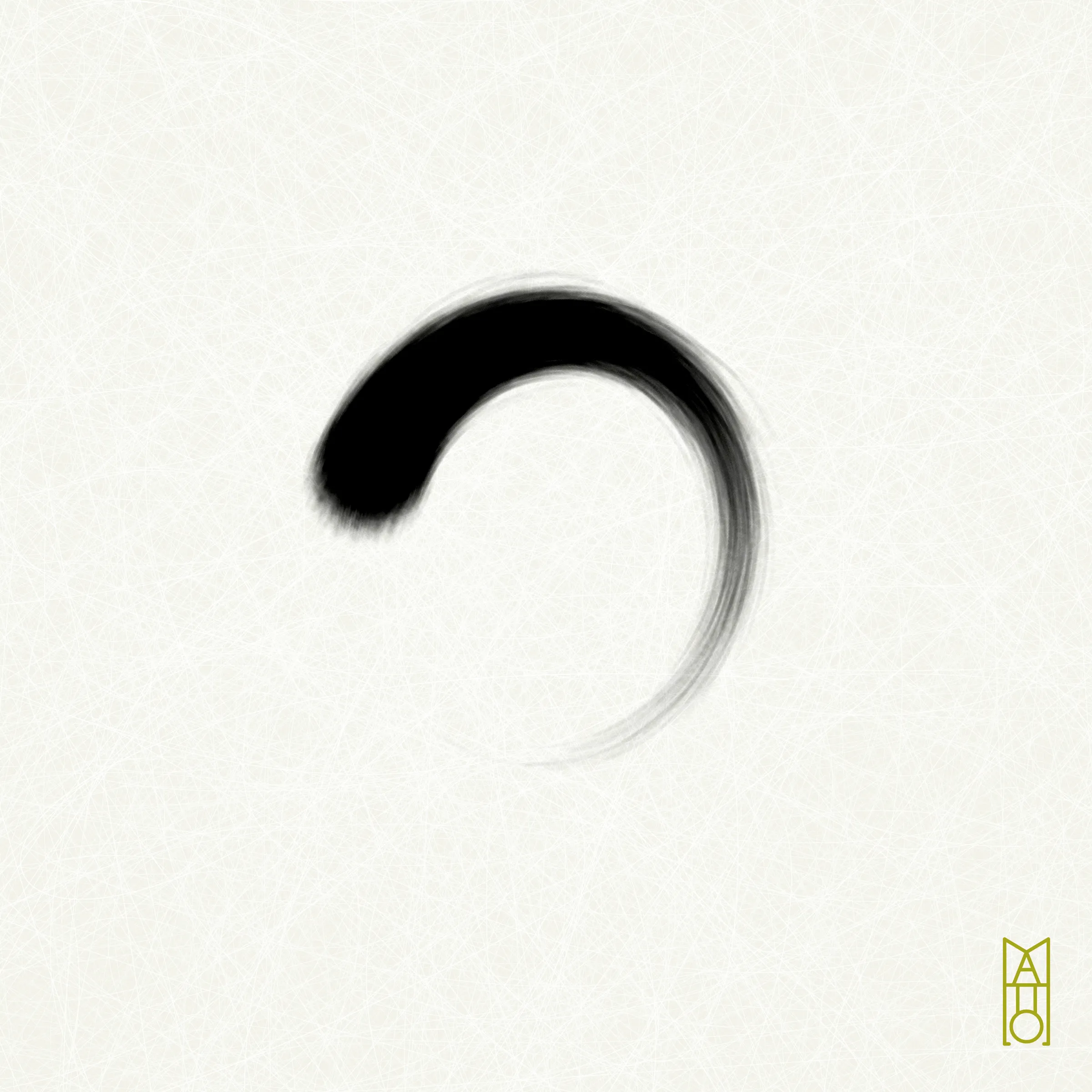 In Zen, ensō is a symbol that represents elegance and enlightenment. It is typically painted by hand in an uninhibited way, allowing for unexpected and beautiful results. Inspired by sumi-e (ink wash painting), this project mimics the practice of painting an ensō in ink by utilizing p5.js. Each generated image uses values from a unique transaction hash to determine paper, brush, ink, the quantity of ink held by each bristle, how quickly the ink flows, and more—all with the goal of creating a simple yet serendipitous painting.