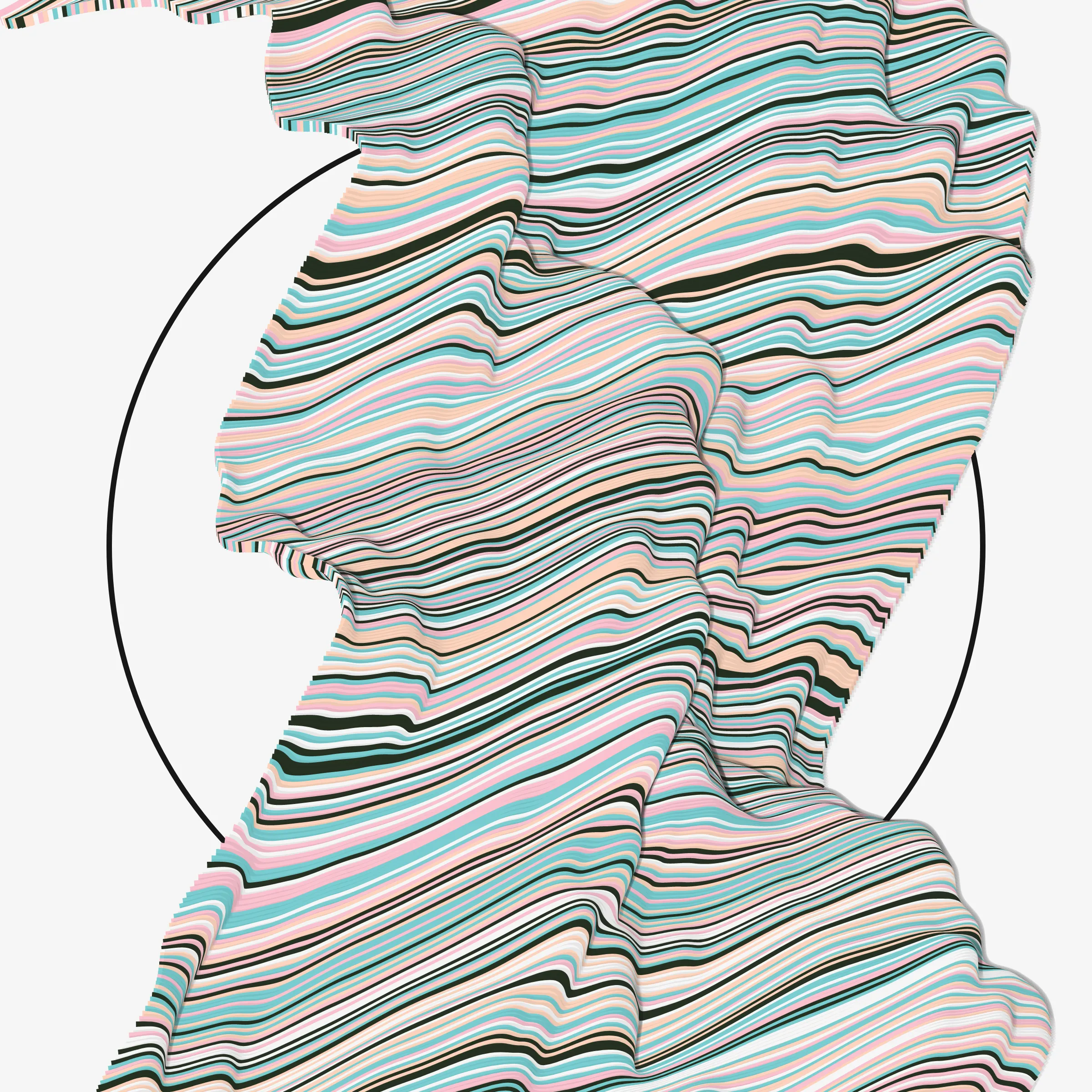 Apparitions" is an exploration of the space between algorithmic and organic. Each "Apparition" is unique to the transaction that originated it. Created by Aaron Penne