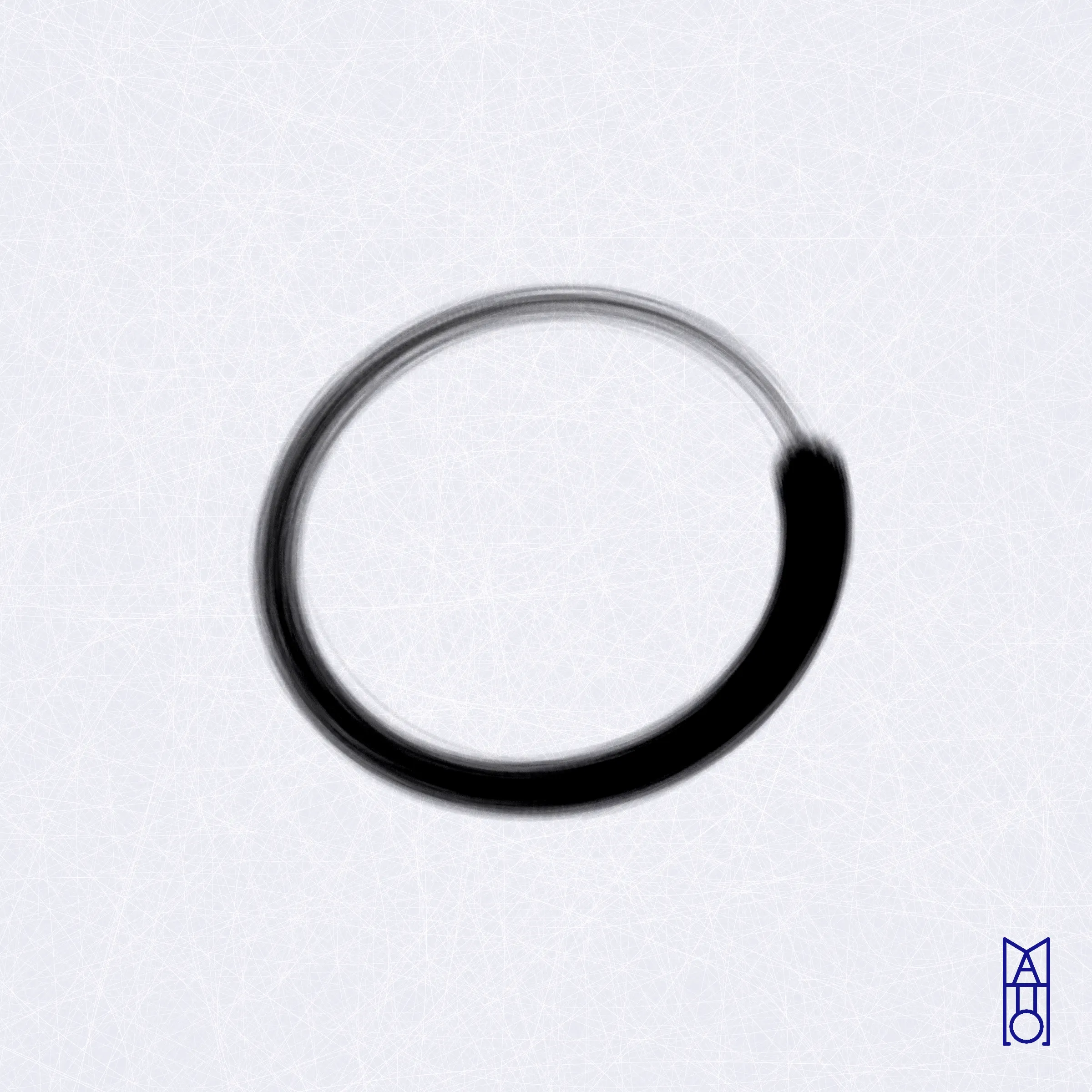 In Zen, ensō is a symbol that represents elegance and enlightenment. It is typically painted by hand in an uninhibited way, allowing for unexpected and beautiful results. Inspired by sumi-e (ink wash painting), this project mimics the practice of painting an ensō in ink by utilizing p5.js. Each generated image uses values from a unique transaction hash to determine paper, brush, ink, the quantity of ink held by each bristle, how quickly the ink flows, and more—all with the goal of creating a simple yet serendipitous painting.