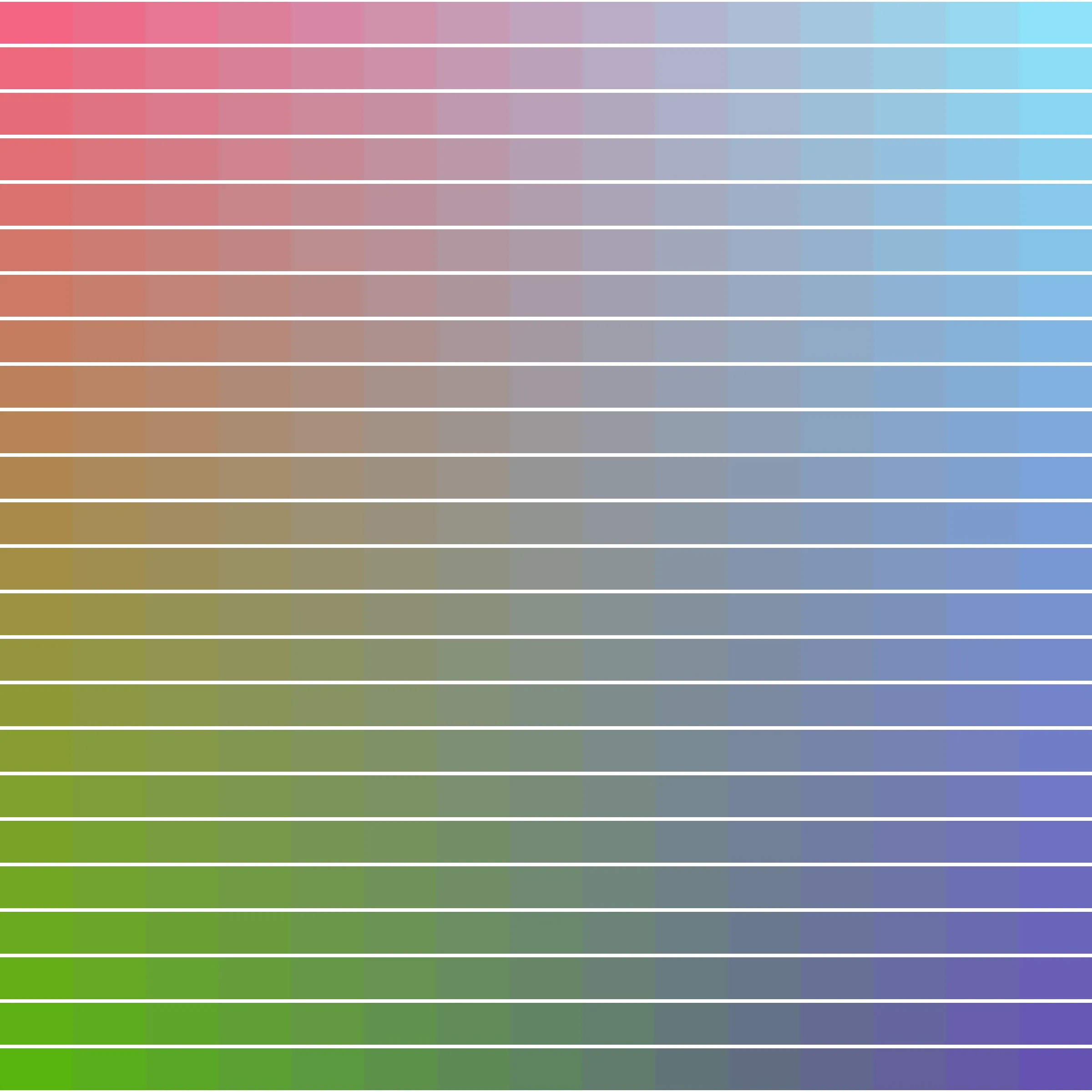 Exploring the interaction of four parent colors.