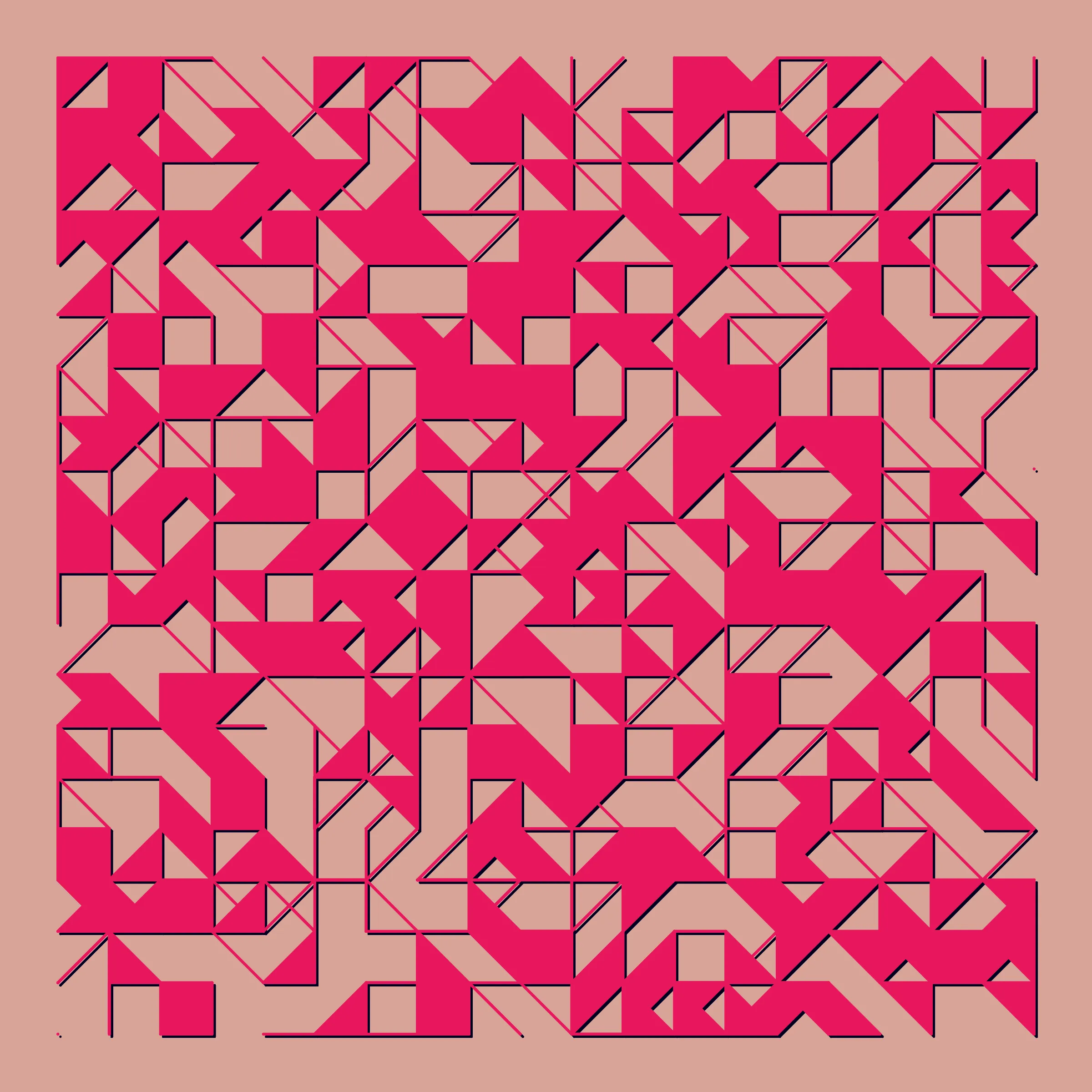 Simple rules - complex patterns. An exploration of abstract variation through generative symbols.