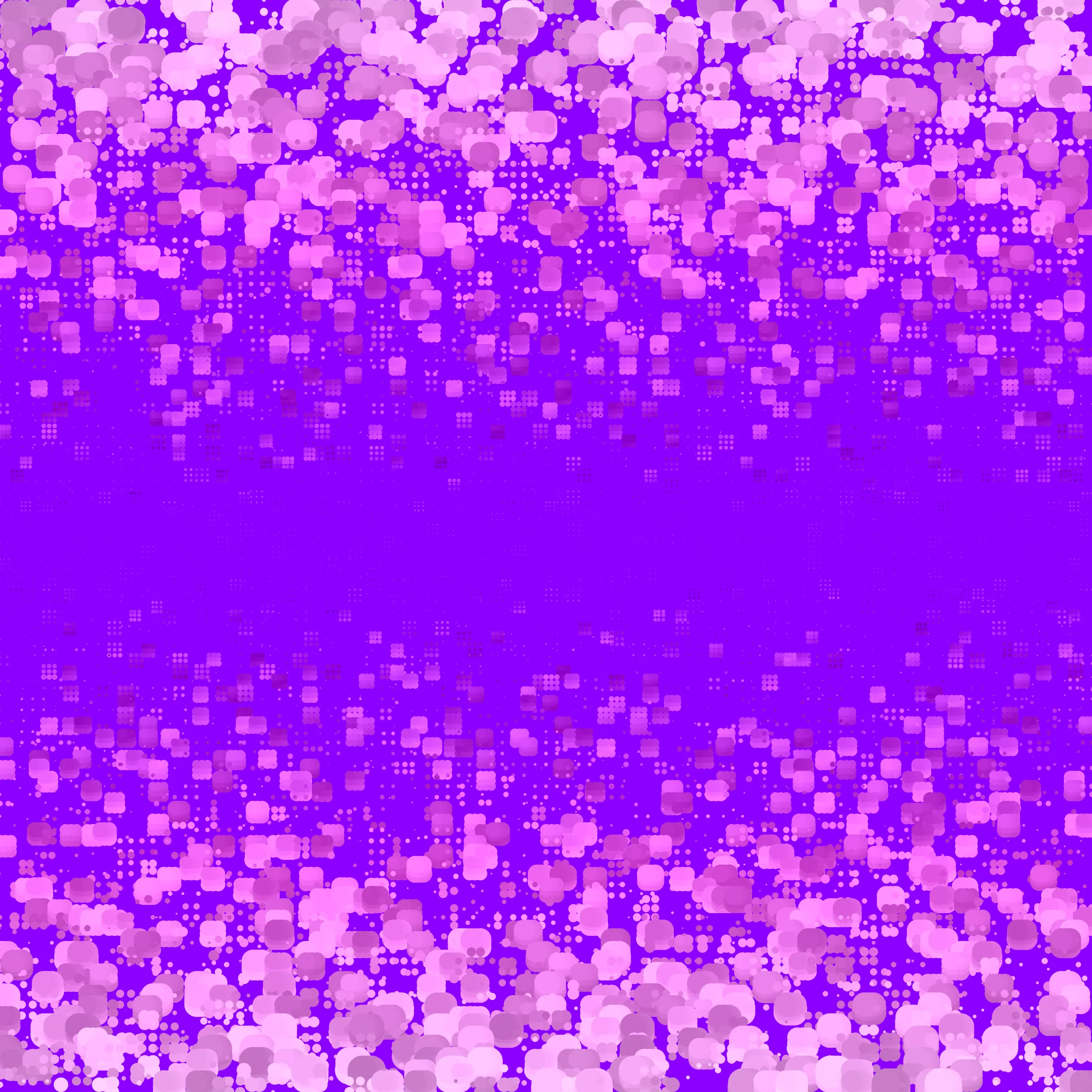 Dot Matrix Gradient Study takes my approach of splitting the canvas into "patches", which each have their own stipple sizing, density, and layering, and distorts this process to create outputs which blur the lines of recognizable stippling. This piece is an exploration of creating abstract forms with stippling rather than depicting figurative ones. All pieces in this series are composed purely with dots. Some more than others. 50% of sales proceeds from Dot Matrix Gradient Study were donated on-chain at the time of mint to GiveDirectly, where the funds will be directed to helping those in poverty. 