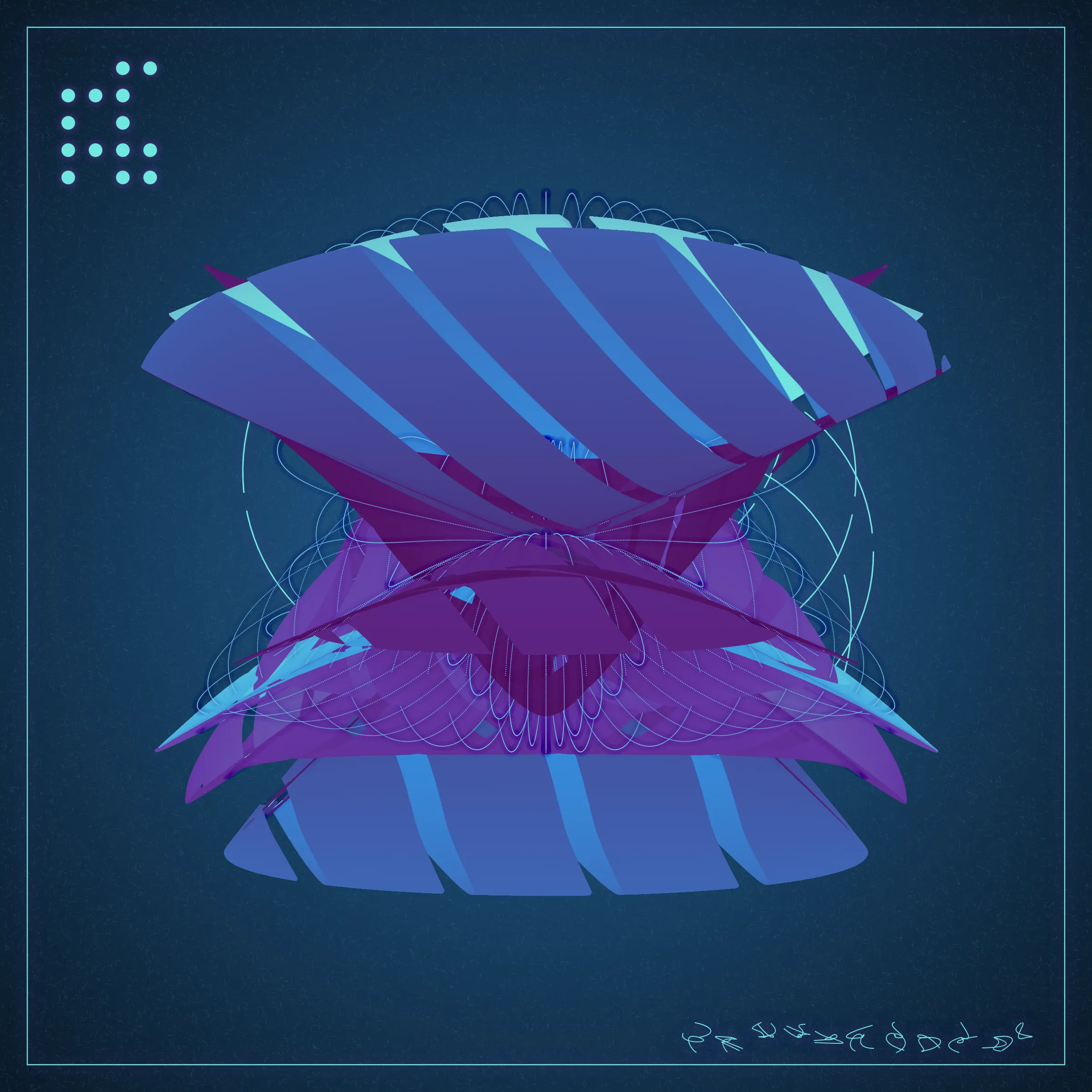 These are the military alien insects. They are symmetrical and asymmetrical simultaneously for existence in several dimensions. Being in a team, they unite into a collective mind increasing each other's abilities.

**Controls:**

Click to change mode (standard, skeleton, avatar). Press 1 to 9 to set pixel density according to the numbers.

 Sometimes before a new Shvembldr release, there is an opportunity to win TBOA tokens in Alien Insects Battle: https://www.tboa.club/insect_battle.